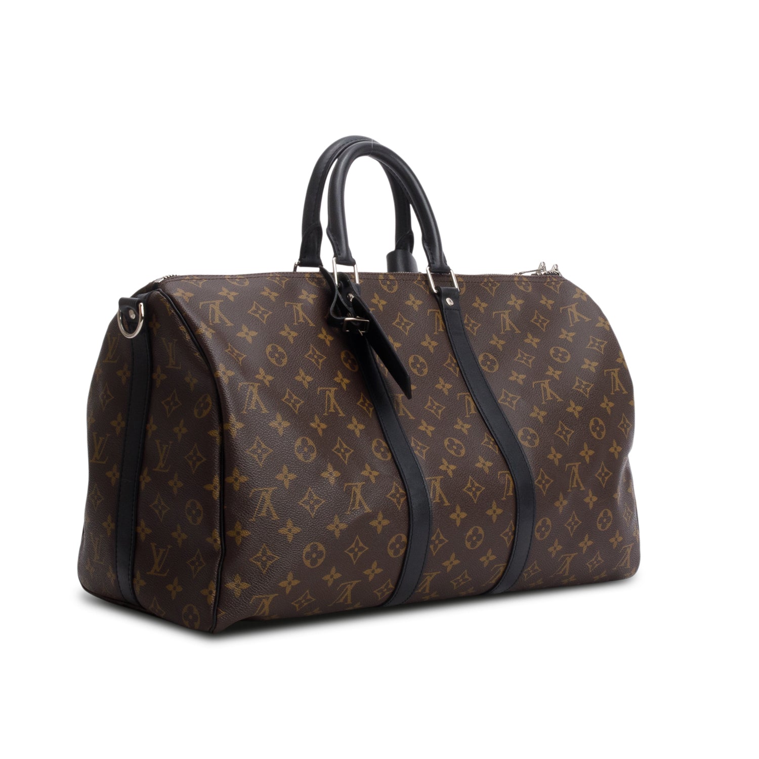 Louis Vuitton Monogram Macassar Keepall Bandouliere 45 w/ Box