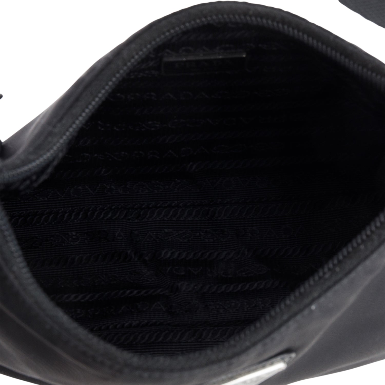 Prada Black Re-Nylon Saffiano Re-Edition 2000 Mini Bag w/ Authenticity Card