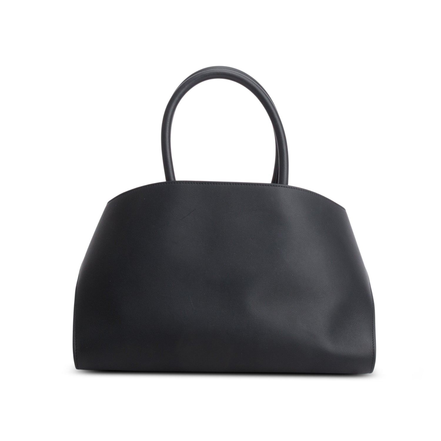 Ferragamo Black Calfskin Medium Hug Bag