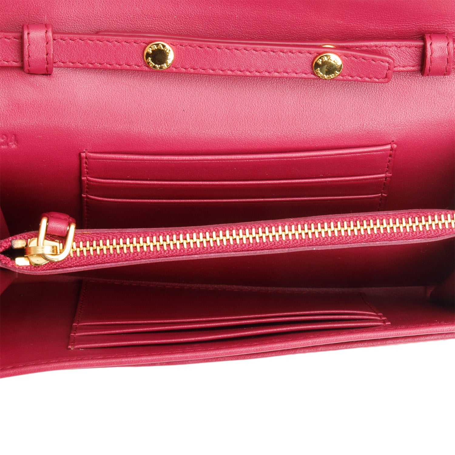 Prada Pink Tessuto Nylon Quilted Crossbody Wallet on Strap w/ Box & Authenticity Card