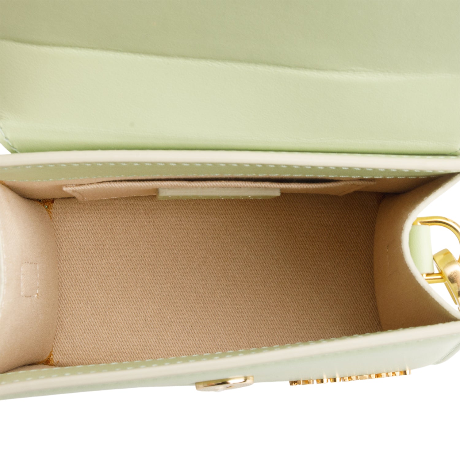 Jacquemus Green Smooth Calfskin Le Chiquito Moyen w/ Strap