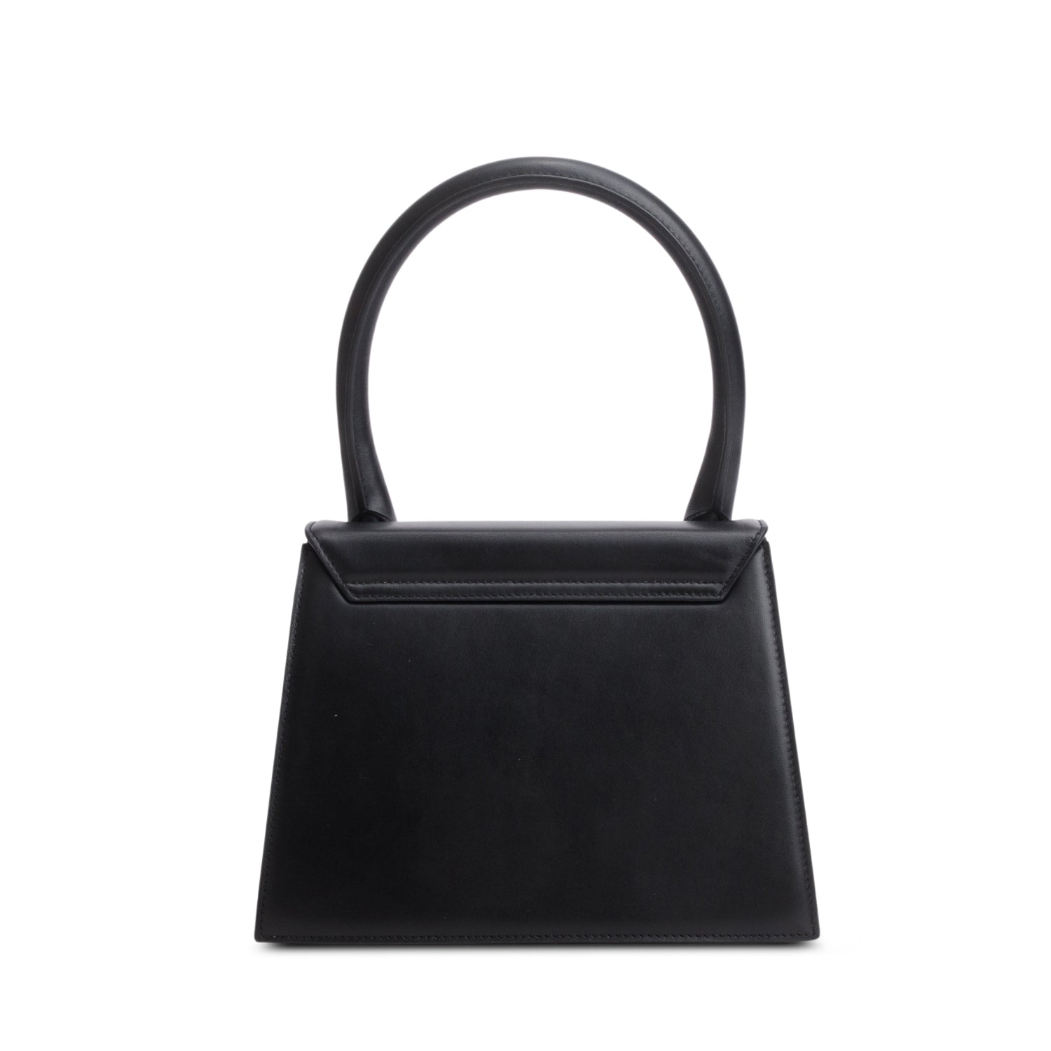 Jacquemus Black Leather Le Grand Chiquito Bag w/ Strap