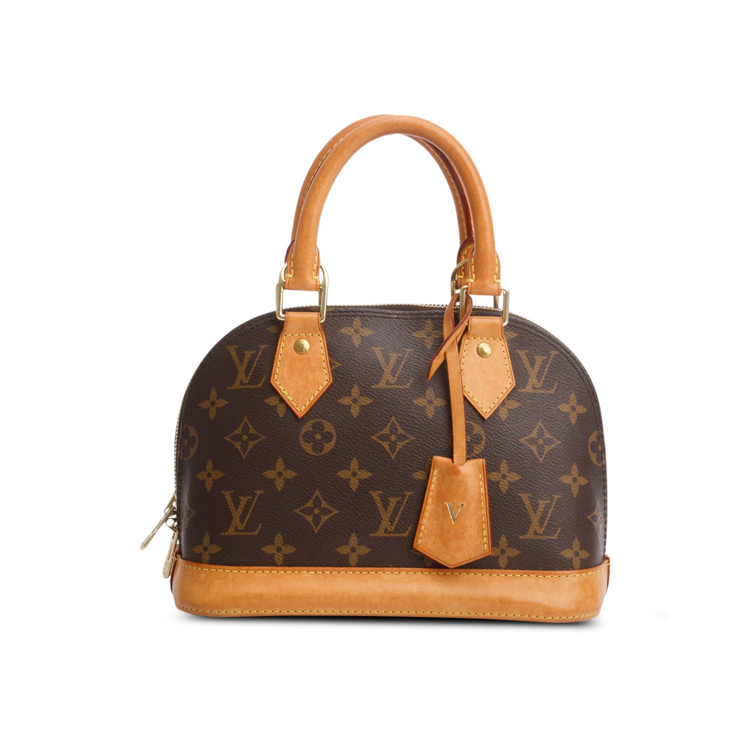 Louis Vuitton Monogram Alma BB w/ Strap & Receipt