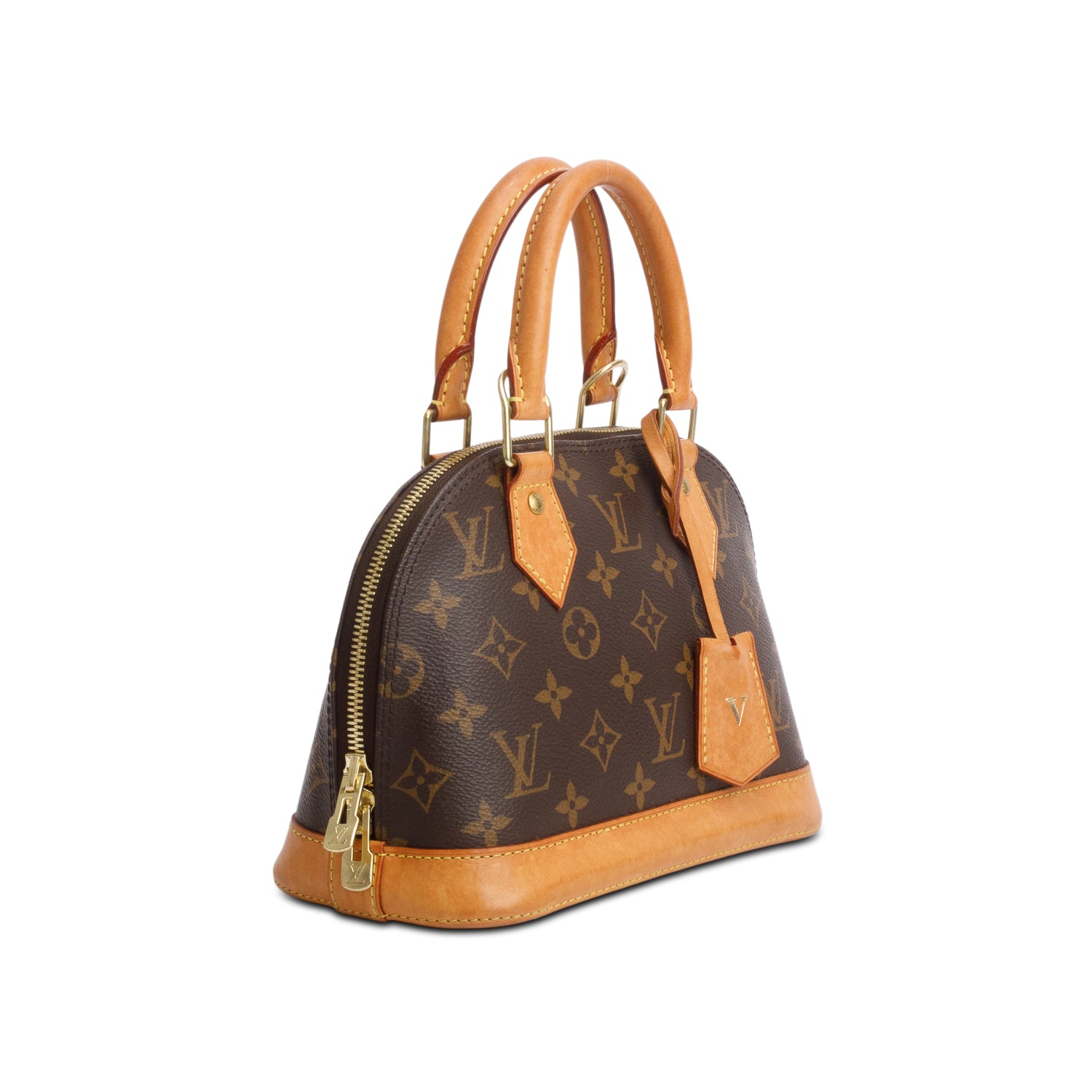 Louis Vuitton Monogram Alma BB w/ Strap & Receipt