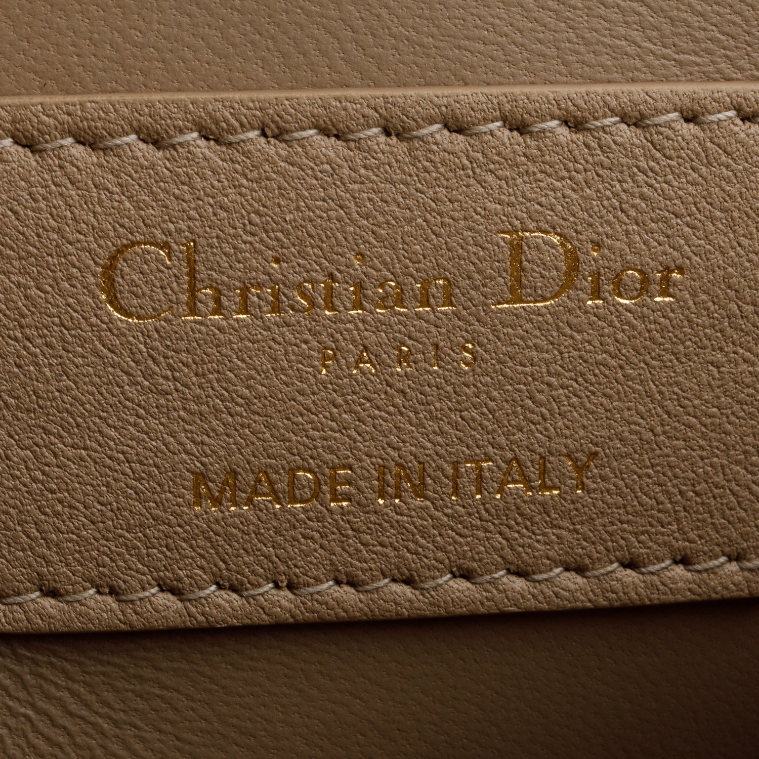 Christian Dior 2022 Brown Calfskin 30 Montaigne East-West Chain Bag w/ Box