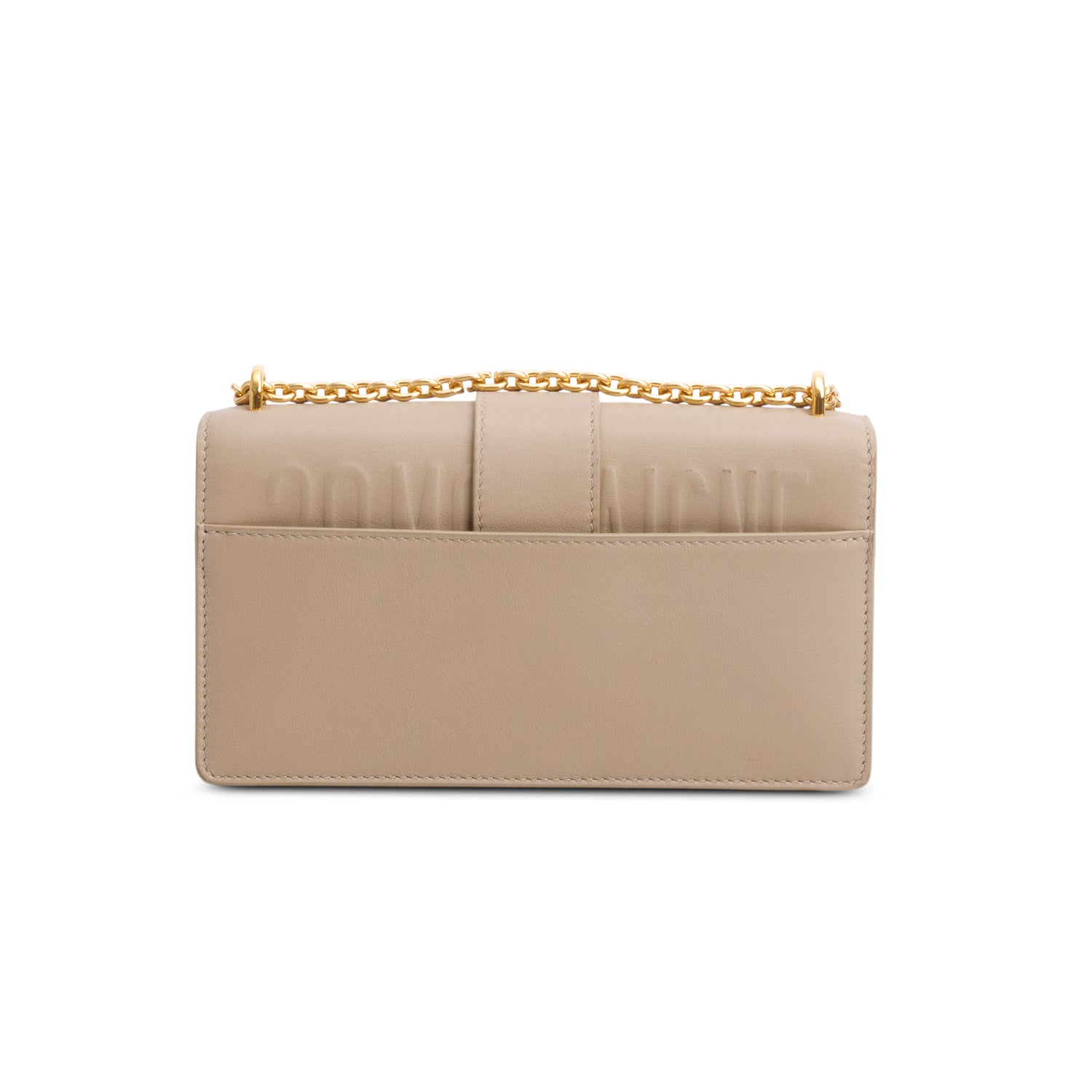 Christian Dior 2022 Brown Calfskin 30 Montaigne East-West Chain Bag w/ Box