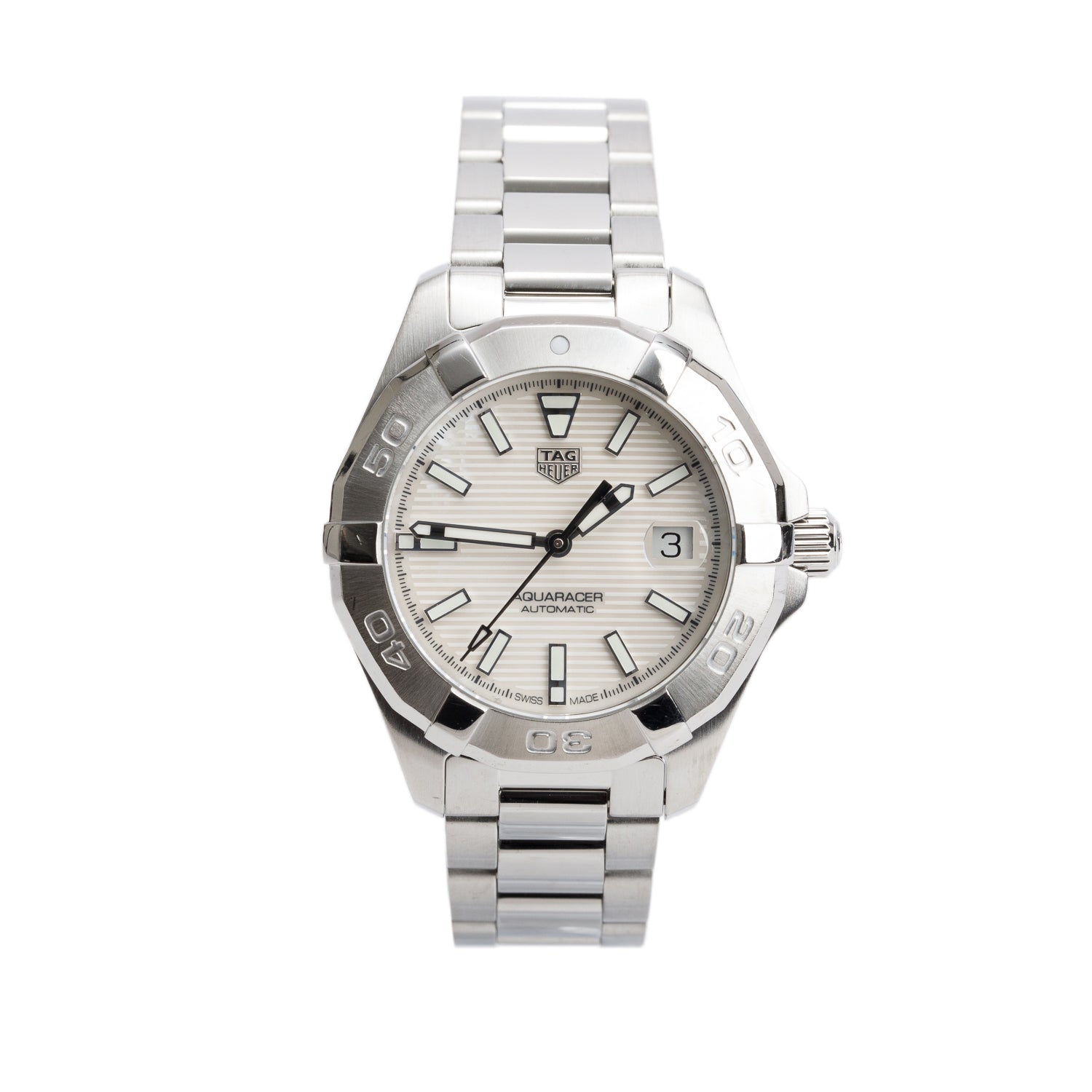 Tag Heuer 2022 Stainless Steel Aquaracer 32 MM Quartz Watch Mother of Pearl Dial WBD2311 w/ Box & Papers