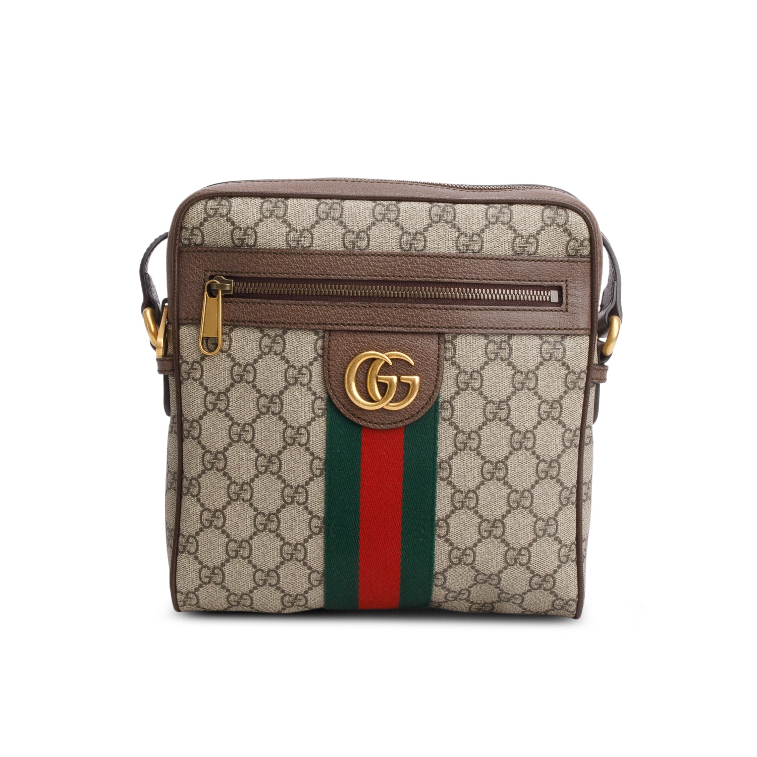 Gucci GG Supreme Monogram Web Small Ophidia Messenger Bag w/ Box