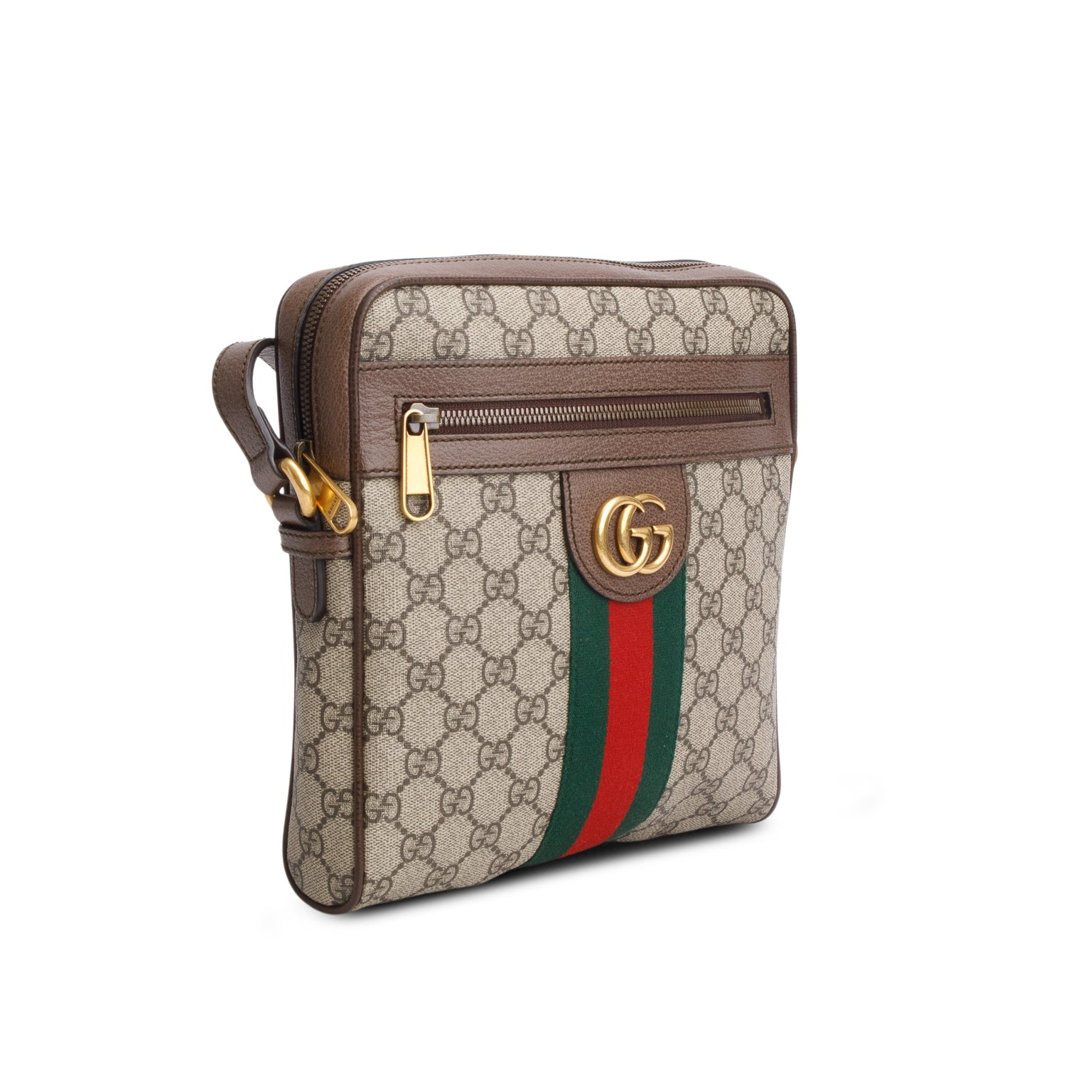 Gucci GG Supreme Monogram Web Small Ophidia Messenger Bag w/ Box