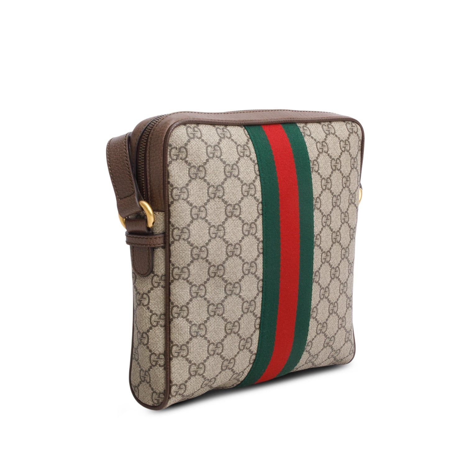 Gucci GG Supreme Monogram Web Small Ophidia Messenger Bag w/ Box