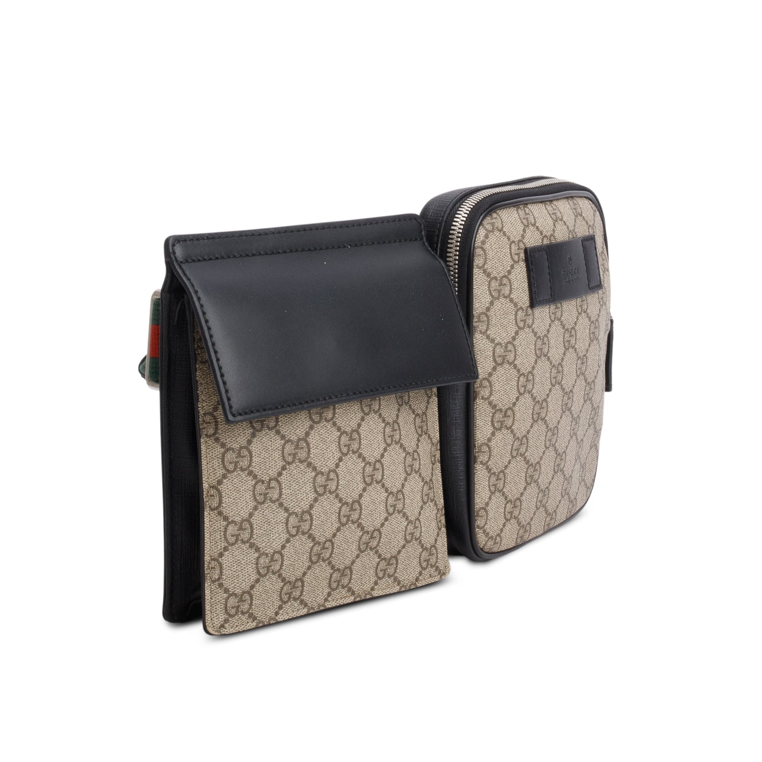 Gucci GG Supreme Monogram Web Belt Bag
