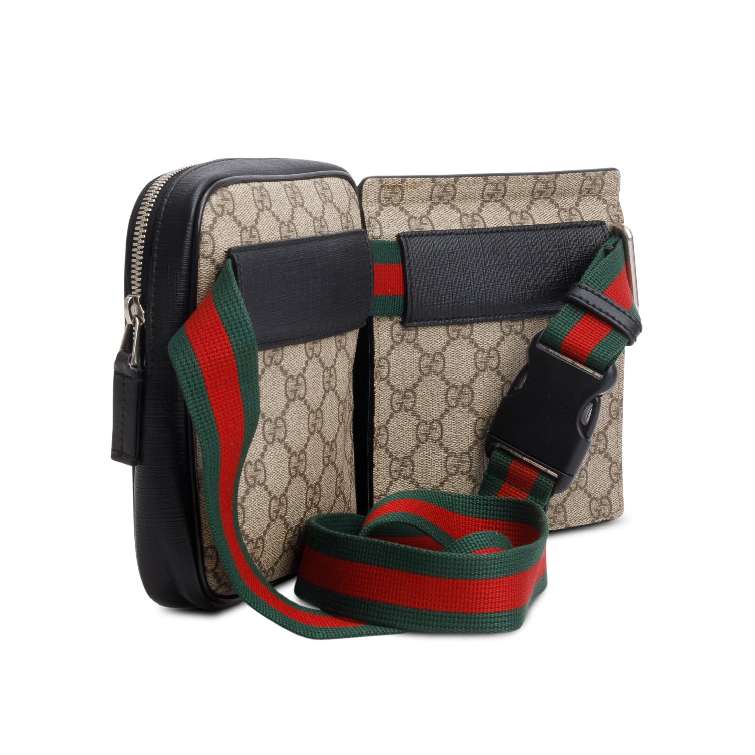 Gucci GG Supreme Monogram Web Belt Bag
