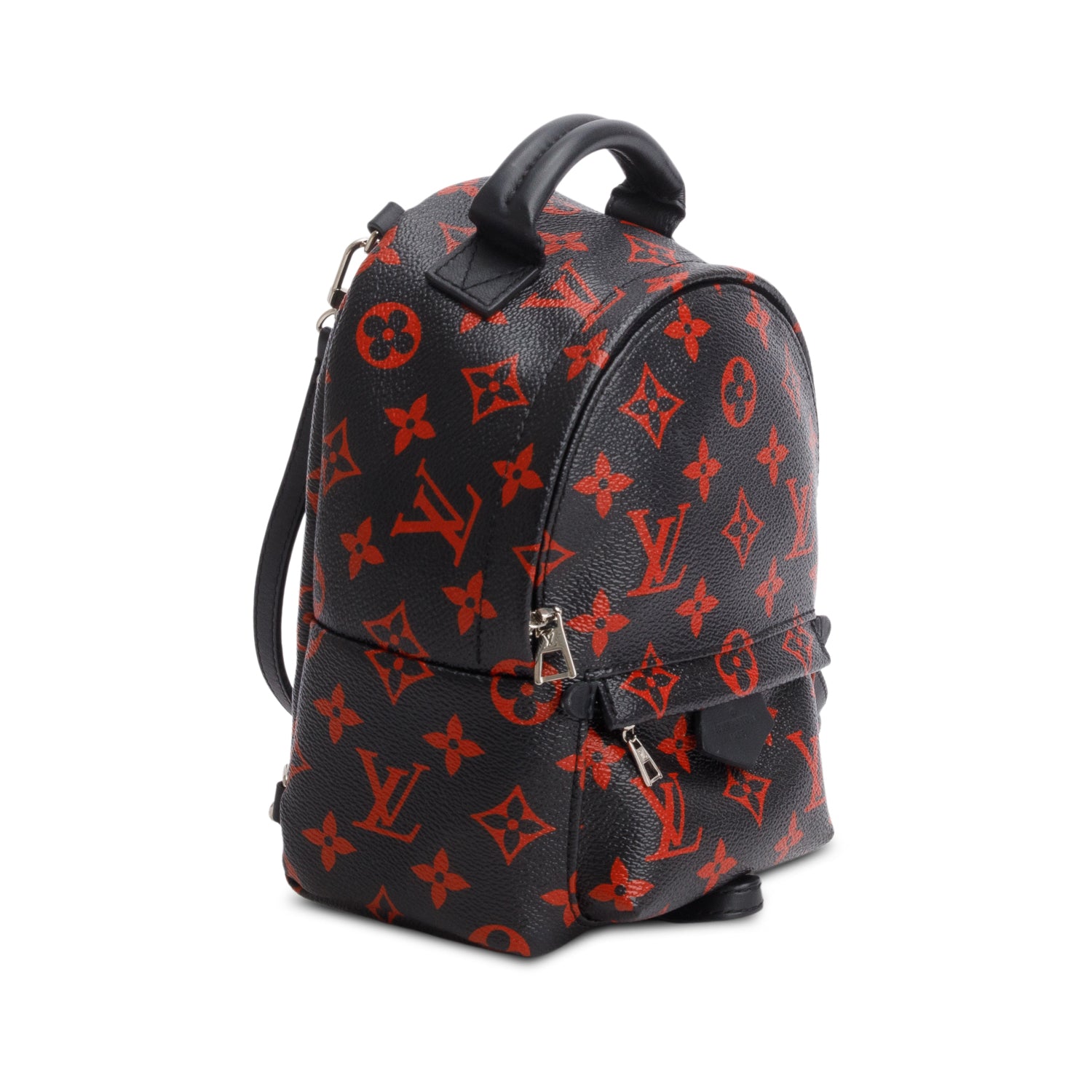 Louis Vuitton Black Monogram Infrarouge Palm Springs Mini Backpack