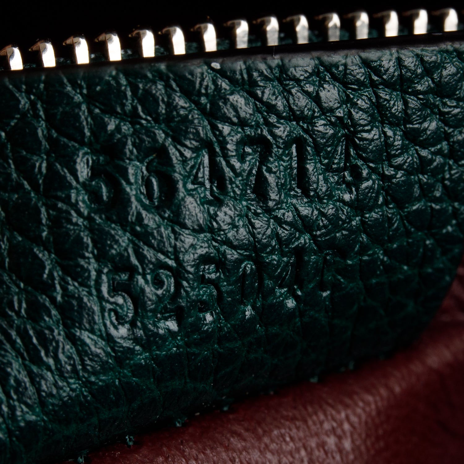 Gucci Green Grainy Calfskin Medium Zumi Top Handle w/ Strap