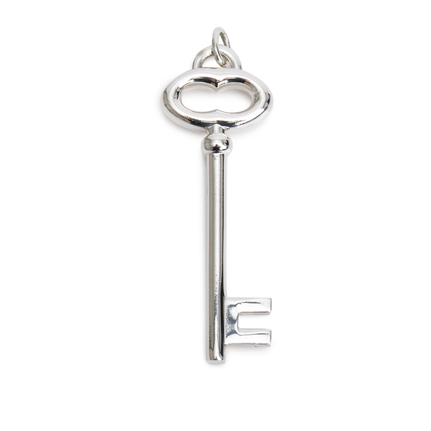 Tiffany & Co. Sterling Silver Large Vintage Oval Key Pendant
