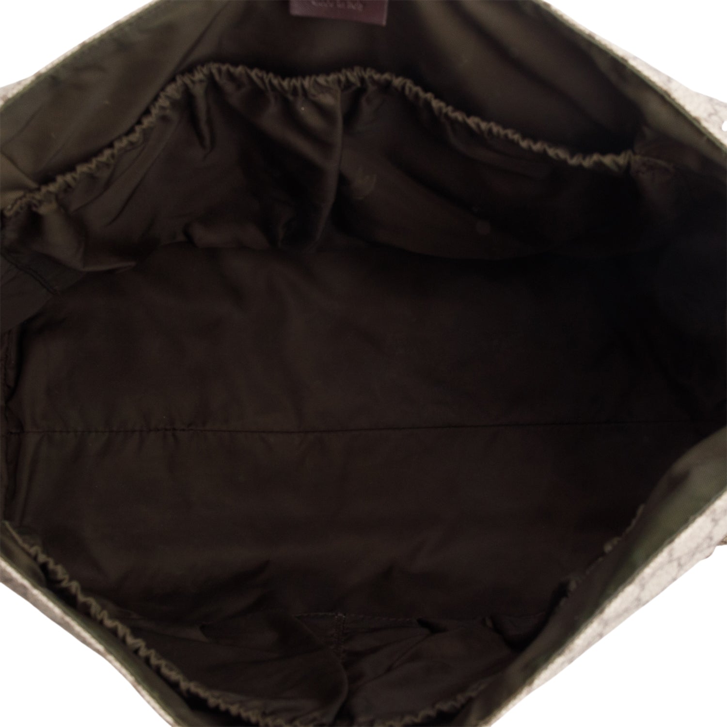 Gucci Beige GG Supreme Monogram Large Diaper Bag