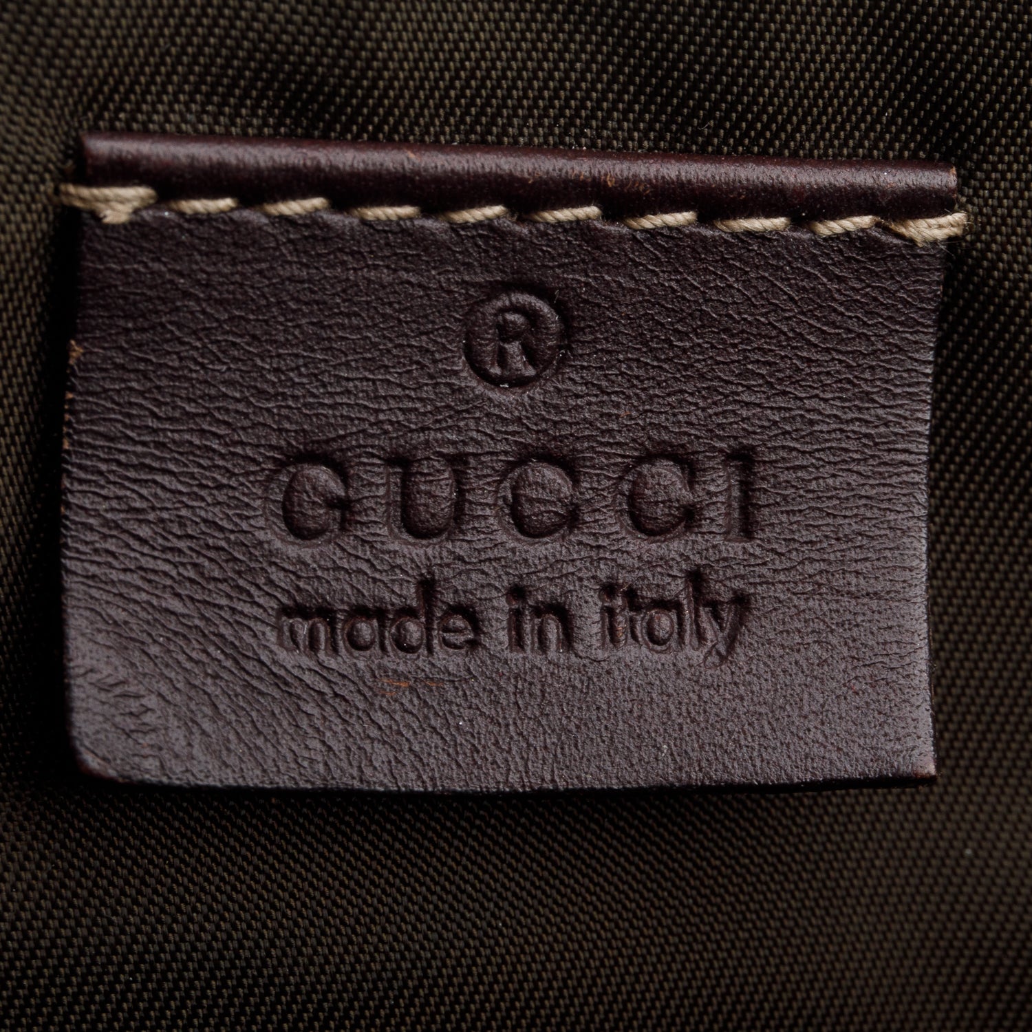 Gucci Beige GG Supreme Monogram Large Diaper Bag