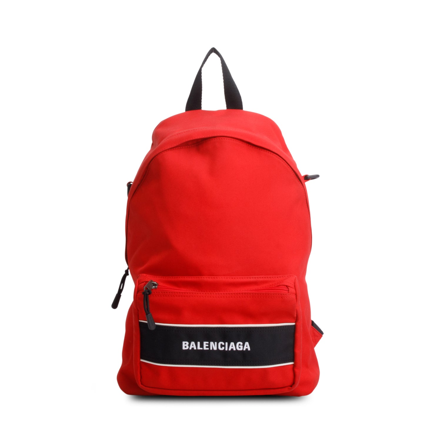 Balenciaga Red Canvas Sport Crossbody Backpack