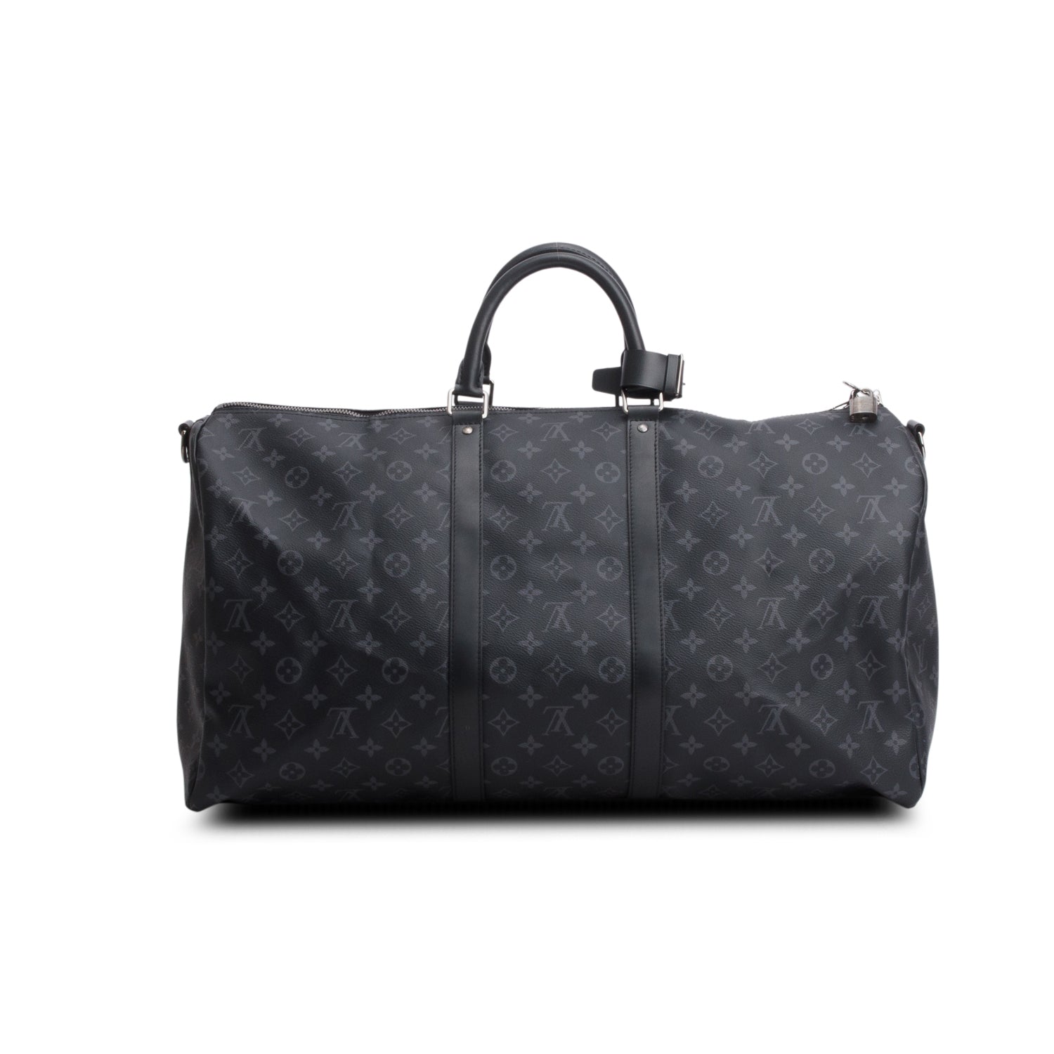 Louis Vuitton Monogram Eclipse Keepall Bandouliere 55 w/ Strap
