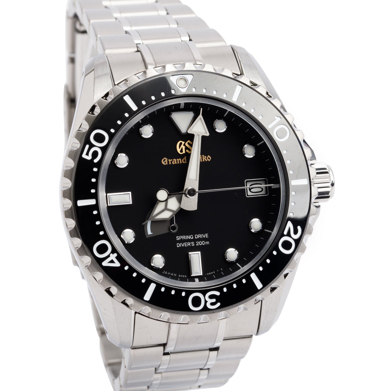 Grand Seiko 2025 Titanium Sport Collection GS 44 mm Spring Drive Automatic Watch Black Dial SBGA231G w/ Box & Papers