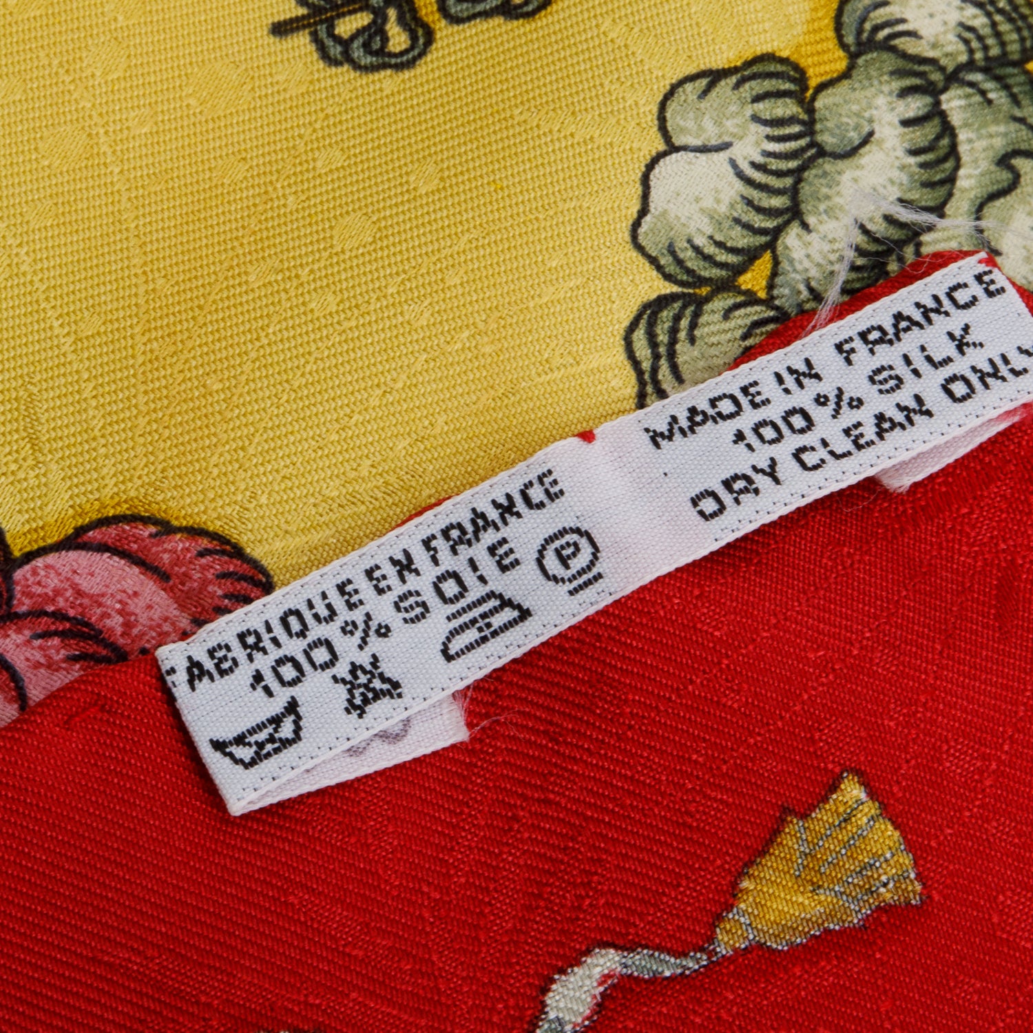 Hermes Red & Multicolor 'Les Fetes du Roi Soleil' Silk Scarf 90 w/ Box