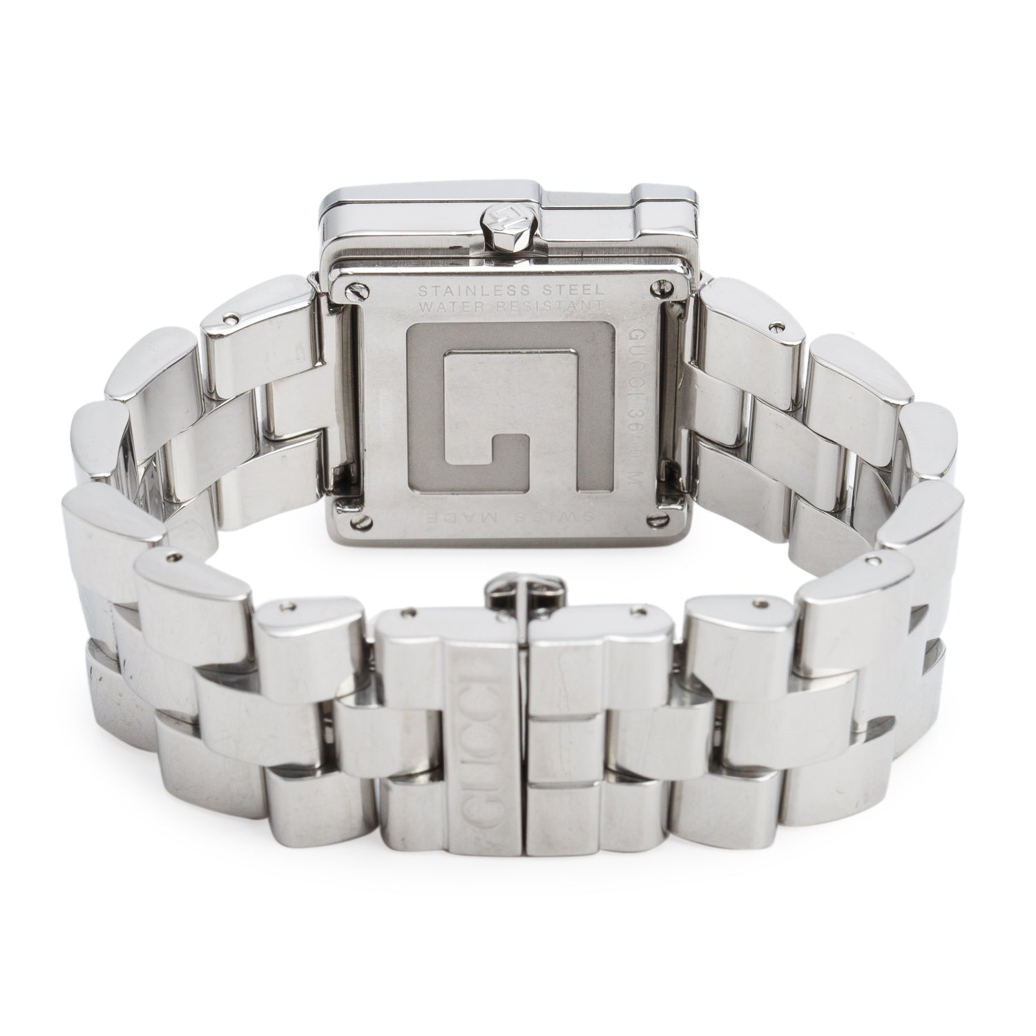 Gucci Stainless Steel 3600 G-Series Watch Black Dial