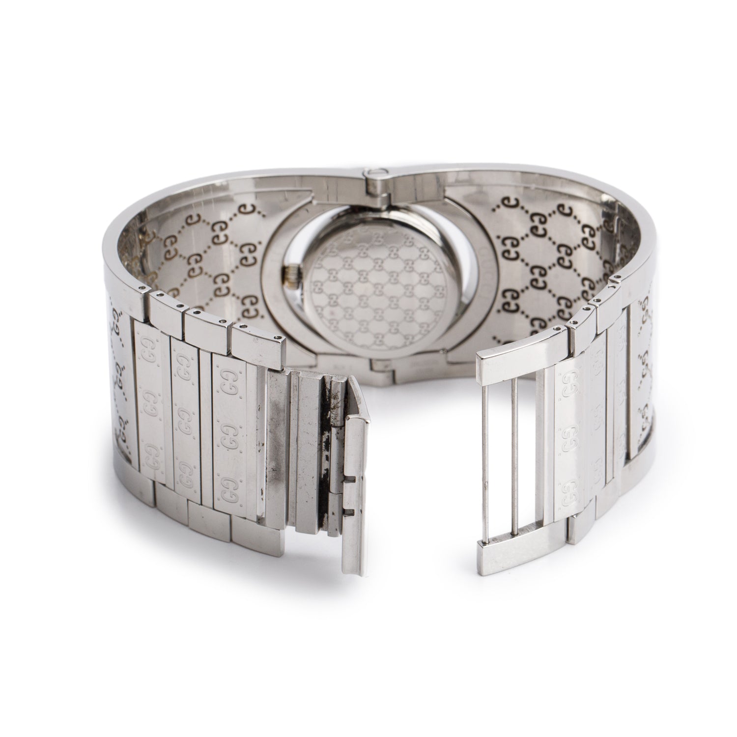 Gucci Stainless Steel Twirl Watch Brown Dial