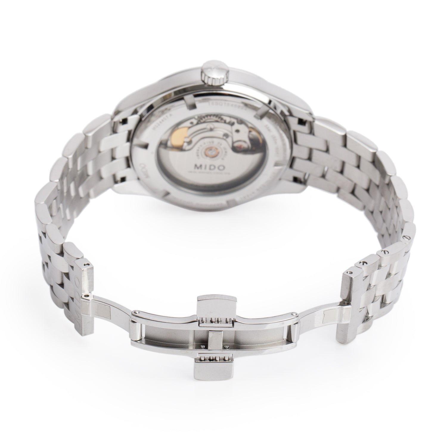 Mido Stainless Steel Belluna II 40 MM Automatic Watch White Dial