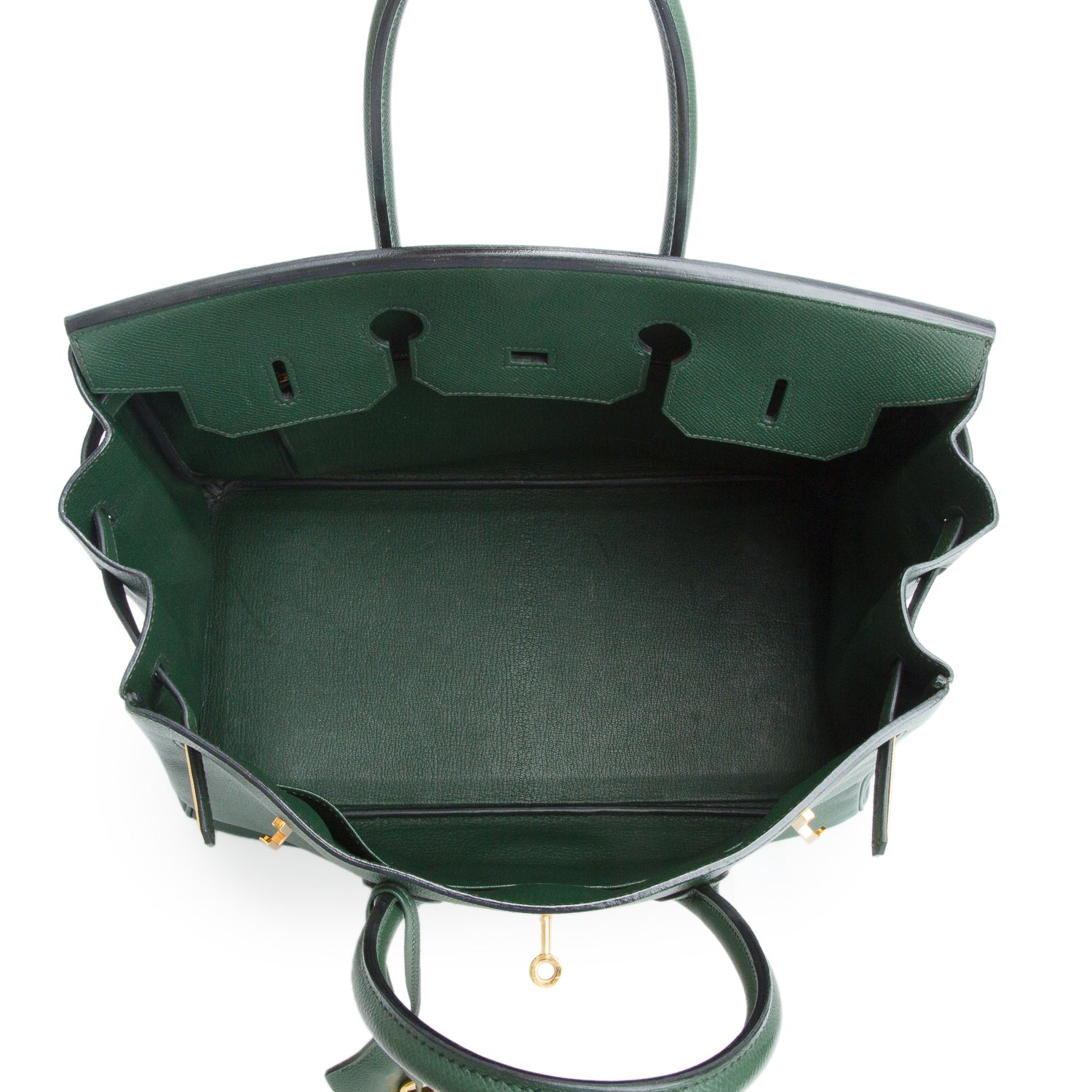 Hermes Vert Anglais Epsom Birkin 35 w/ Box