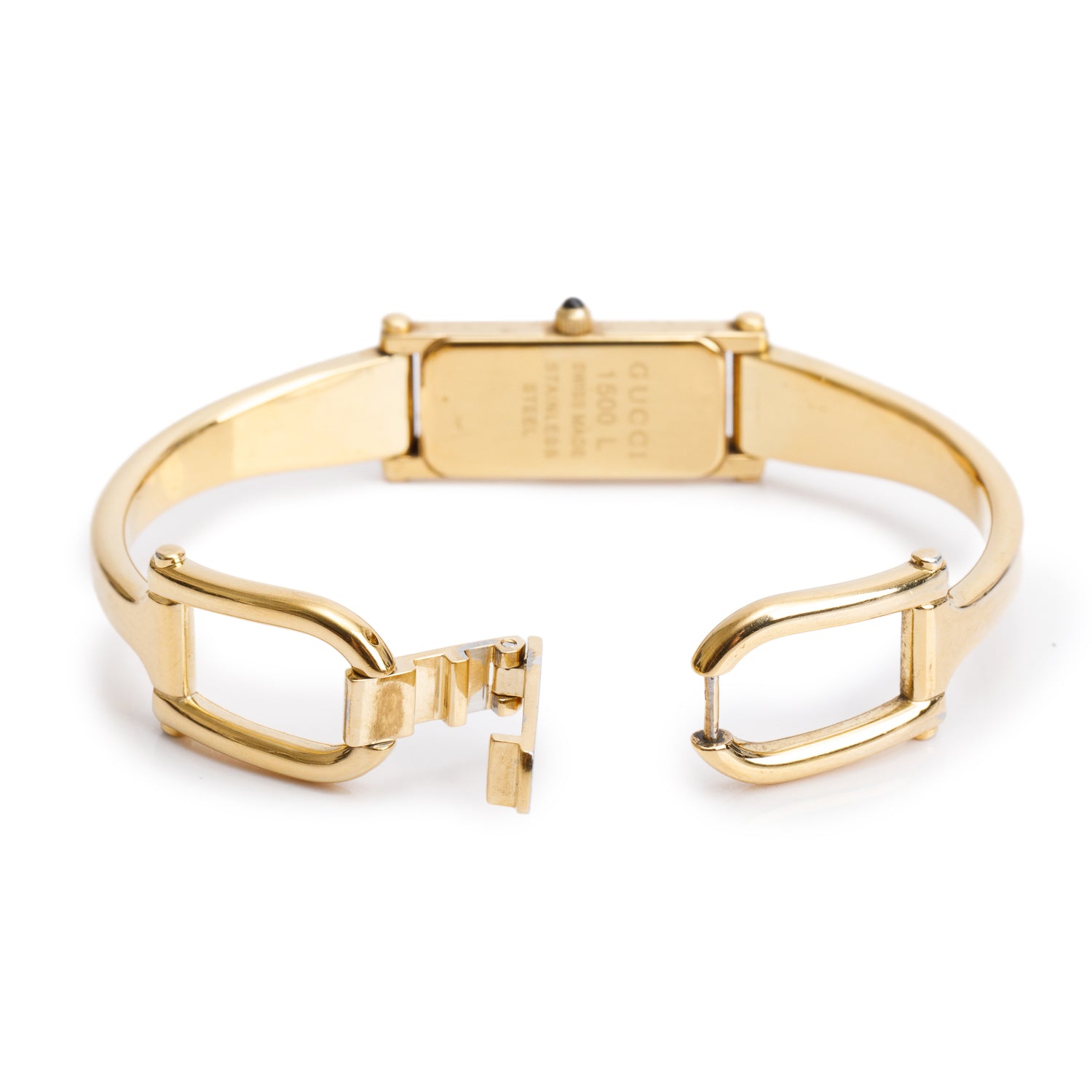 Gucci Gold-Plated Stainless Steel 1500 Series Watch Gold Dial