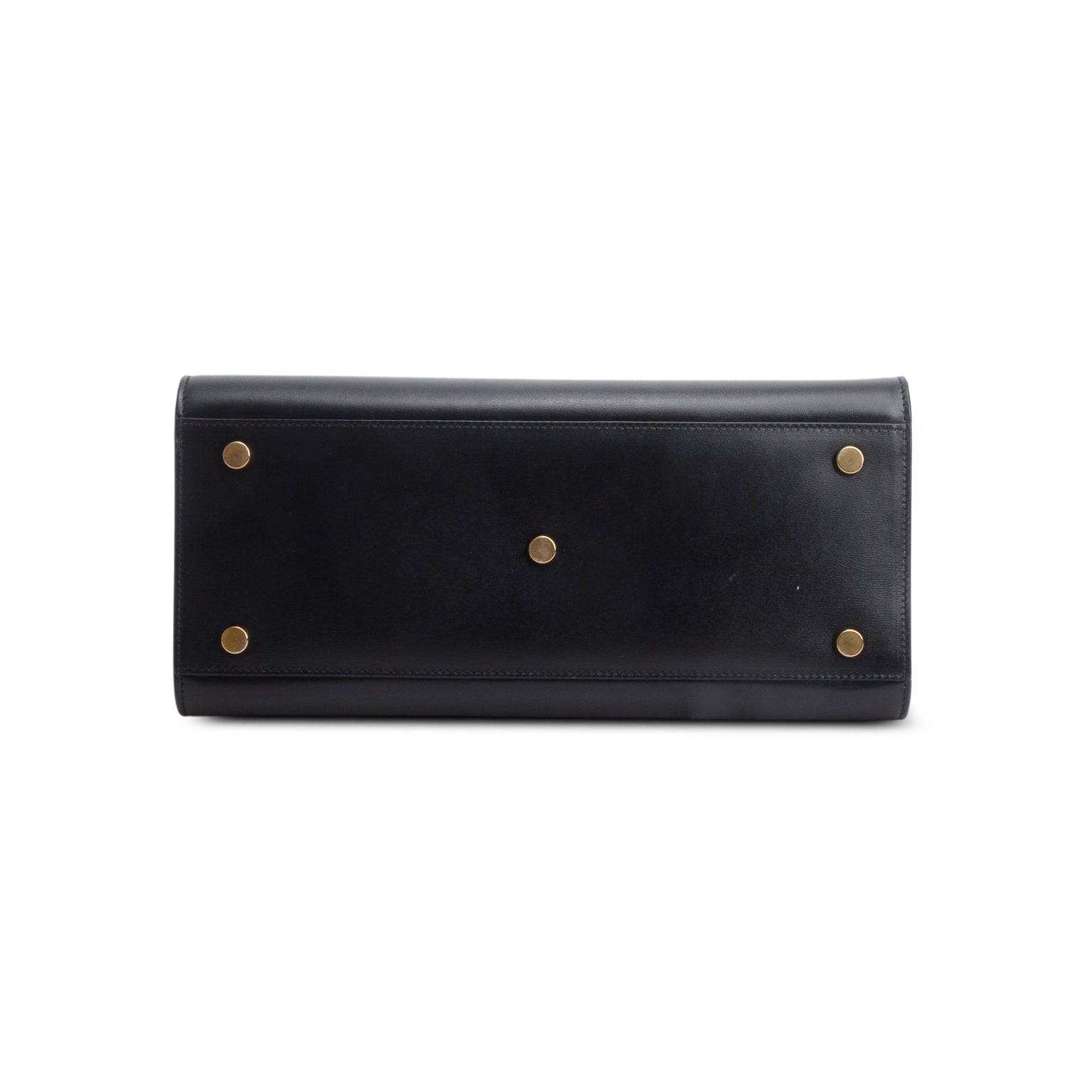 Saint Laurent 2023 Black Calfskin Leather Large Sac de Jour w/ Strap
