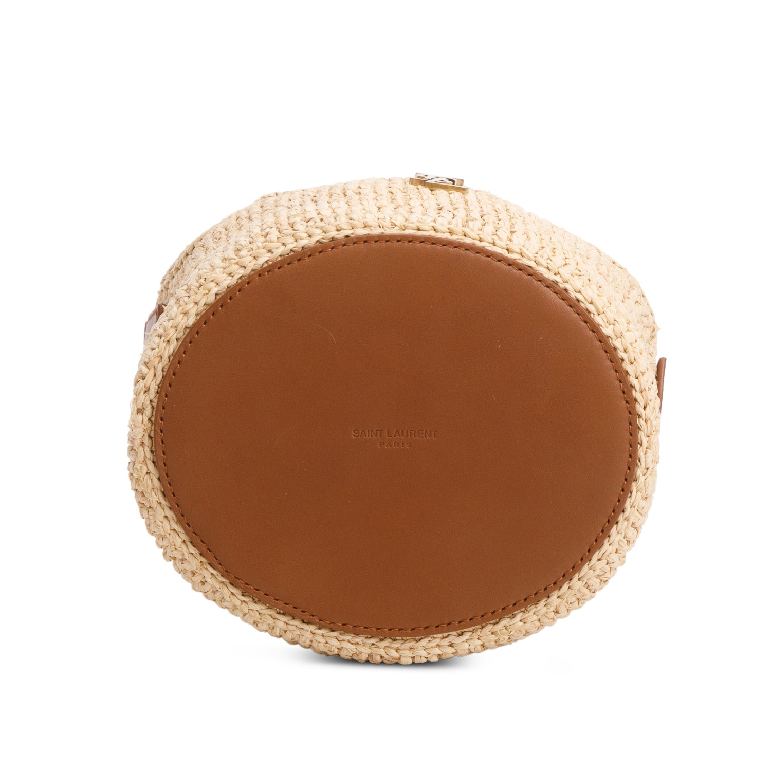 Saint Laurent 2025 Raffia Gaby Bucket Bag w/ Box & Strap