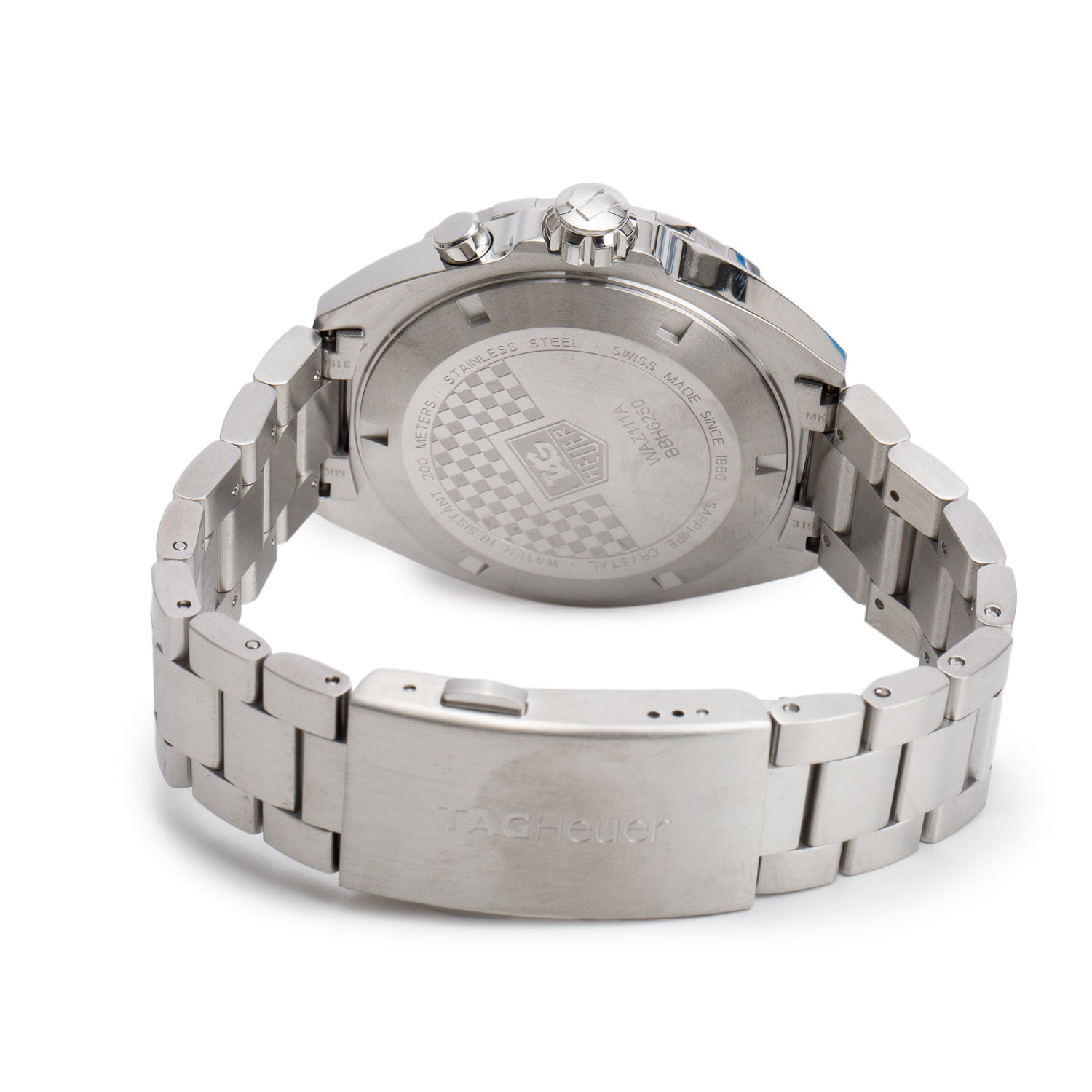 Tag Heuer Stainless Steel Formula 1 Date 41 MM Quartz Watch Black Dial WAZ111A w/ Box & Papers