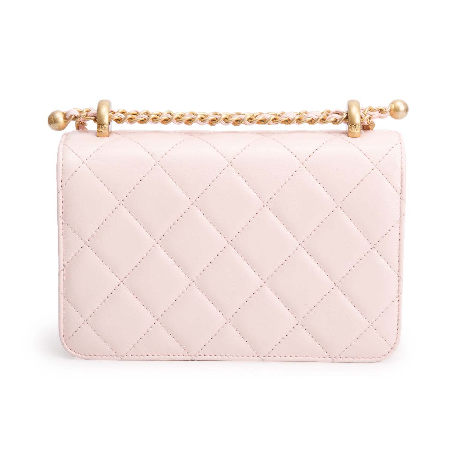 Chanel Pink Calfskin Quilted Mini Perfect Fit Flap