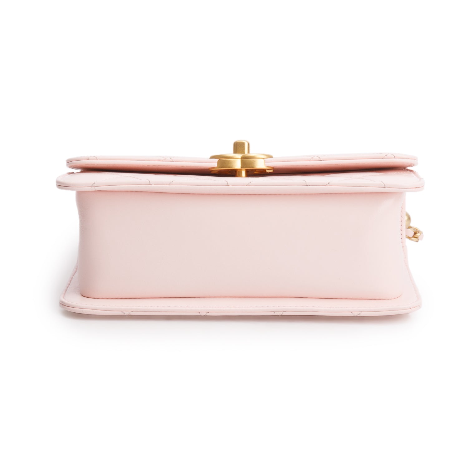 Chanel Pink Calfskin Quilted Mini Perfect Fit Flap