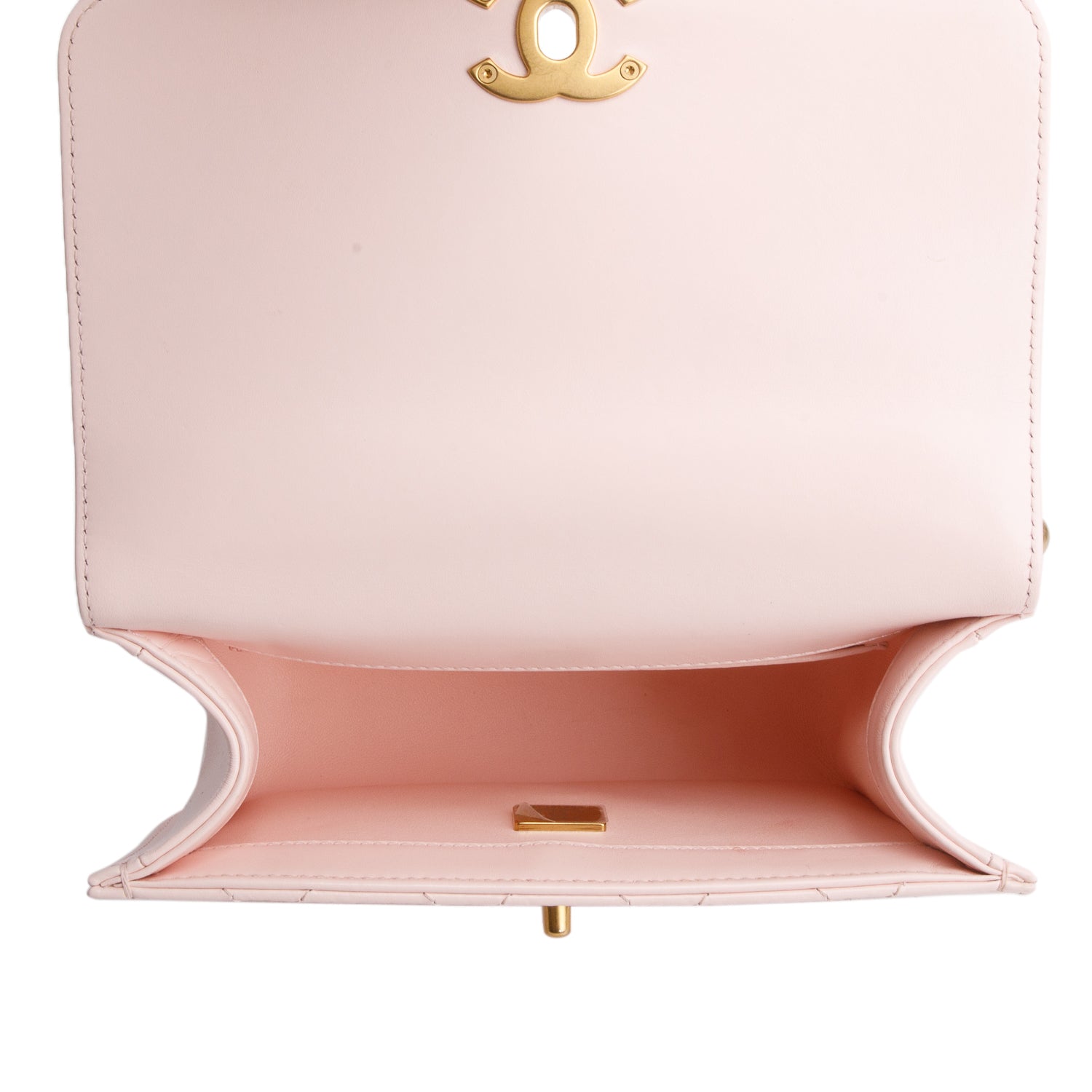 Chanel Pink Calfskin Quilted Mini Perfect Fit Flap