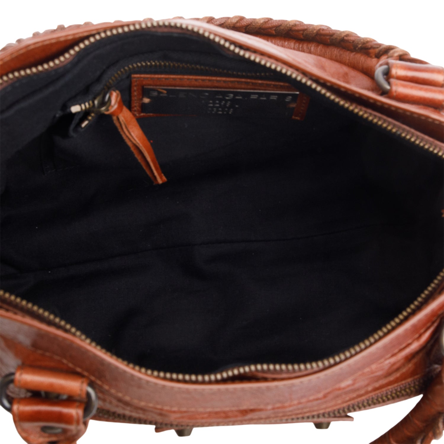 Balenciaga Brown Agneau Arena Classic Hardware Le City First Bag w/ Strap
