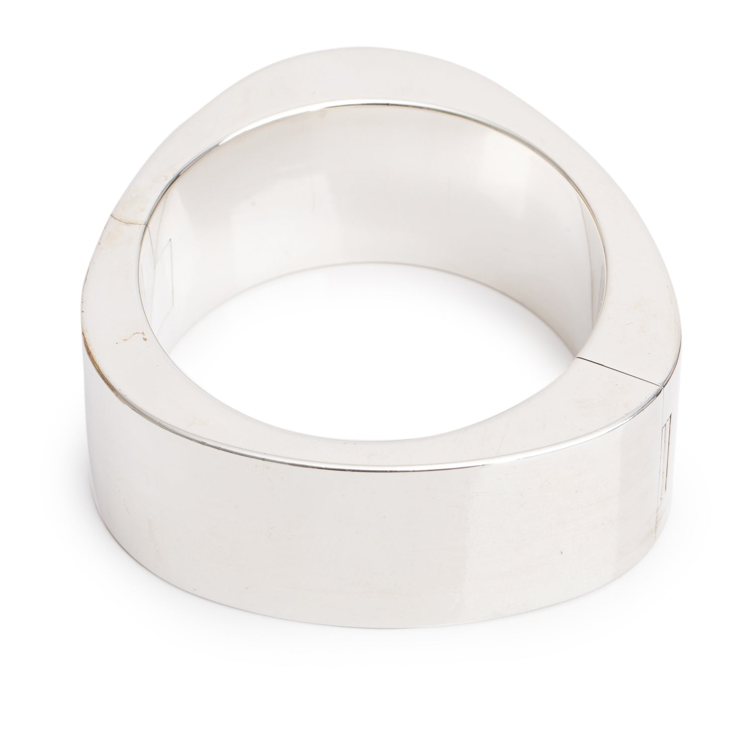 Georg Jensen Sterling Silver Lina Christensen Wide Bangle Bracelet