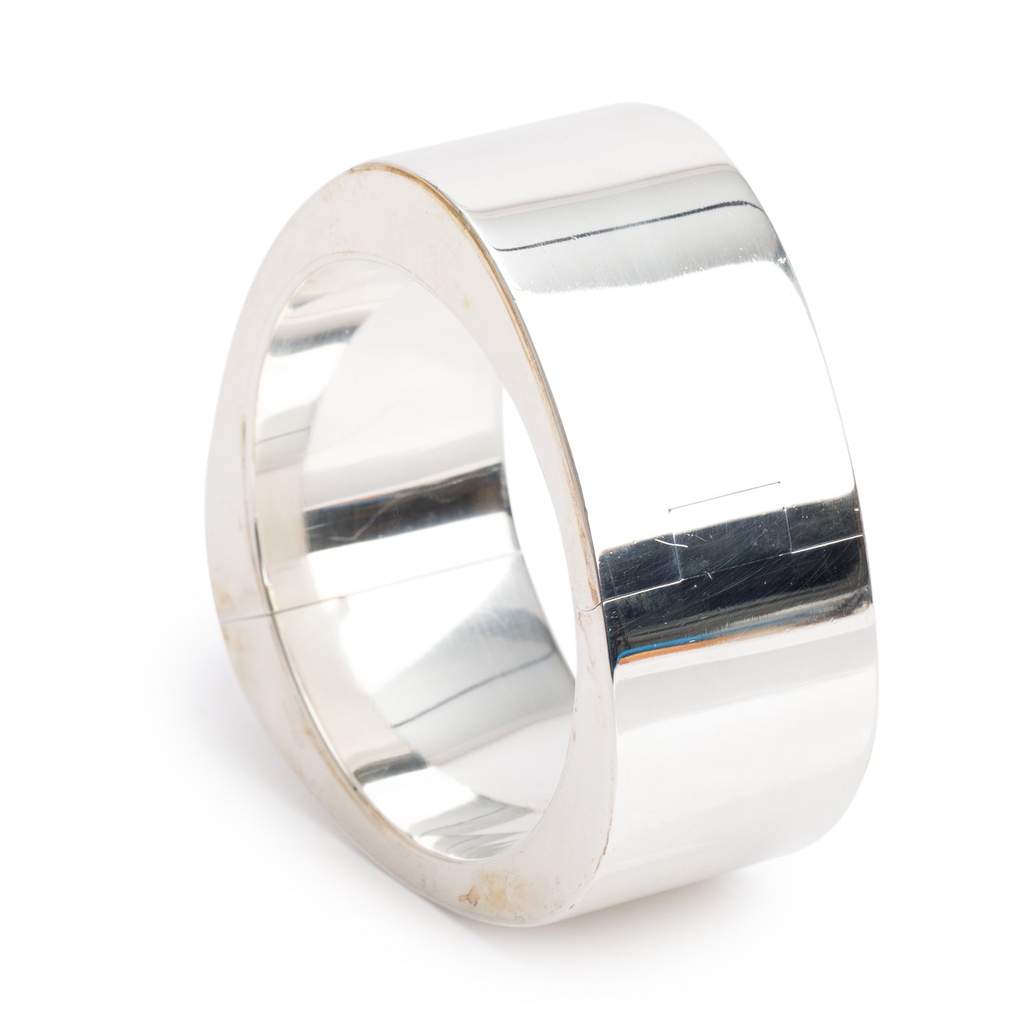 Georg Jensen Sterling Silver Lina Christensen Wide Bangle Bracelet