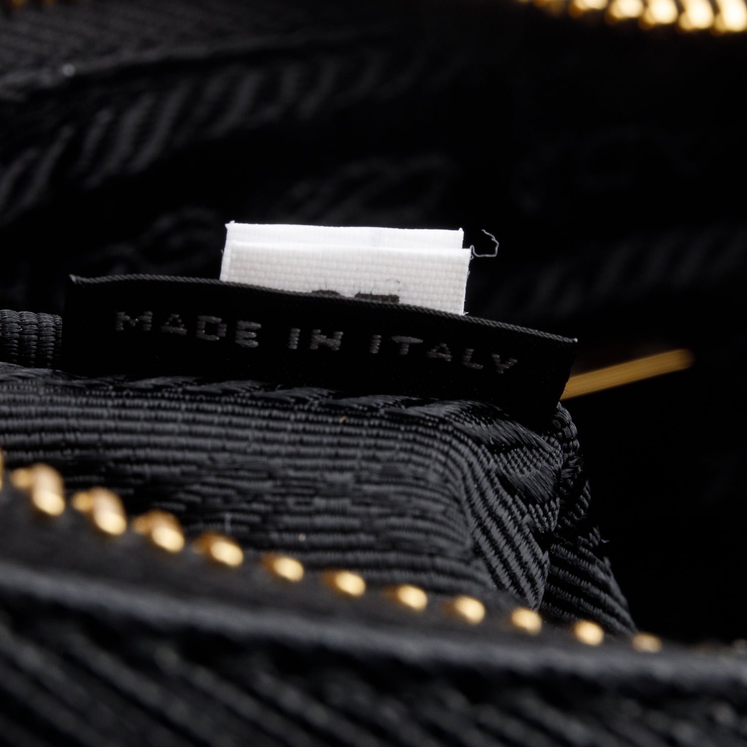 Prada Black Saffiano Lux Mini Re-Edition Shoulder Bag w/ Box