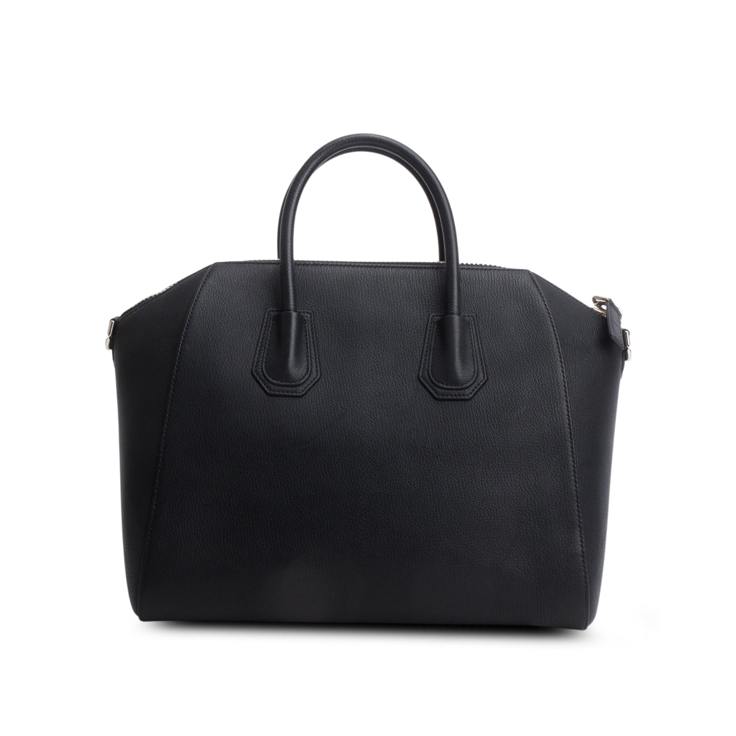 Givenchy Black Calfskin Leather Medium Antigona w/ Strap