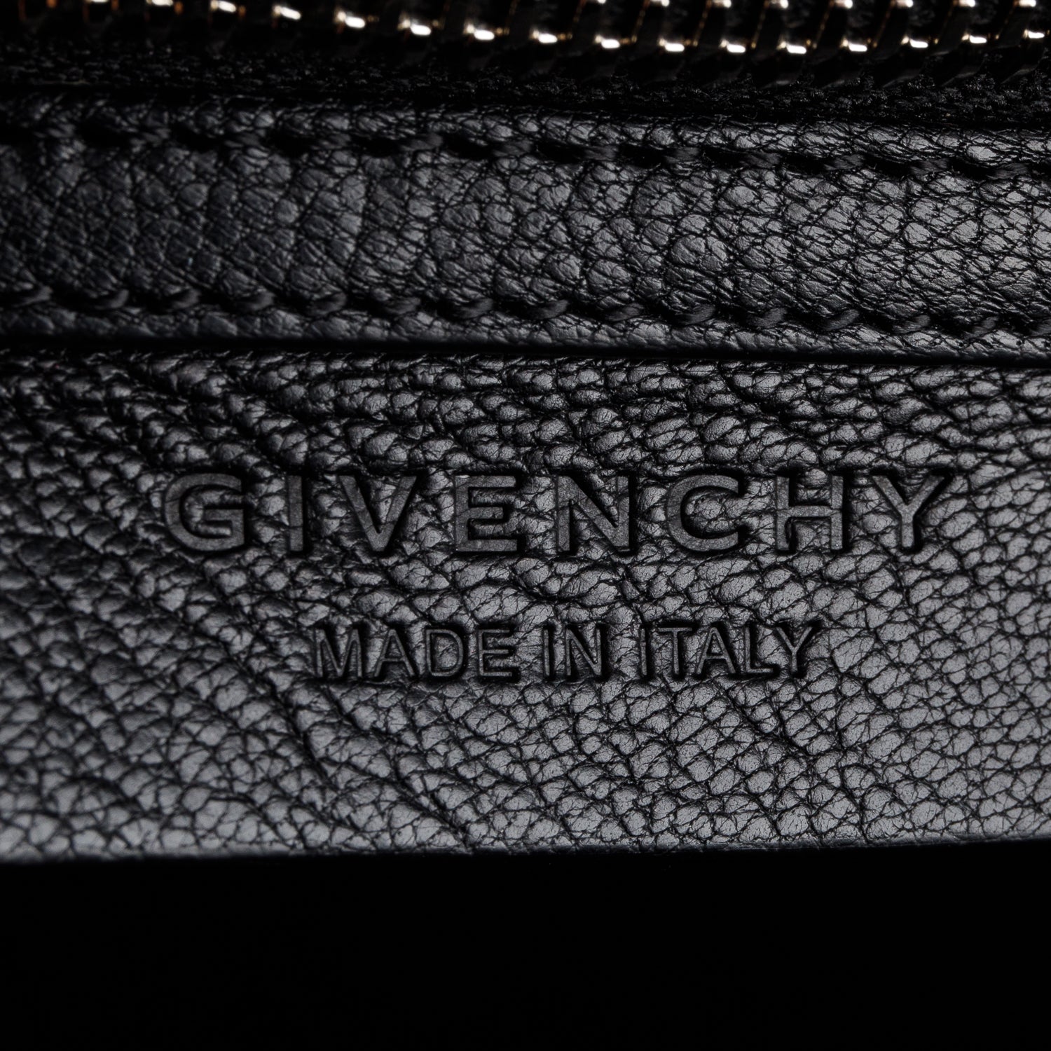 Givenchy Black Calfskin Leather Medium Antigona w/ Strap