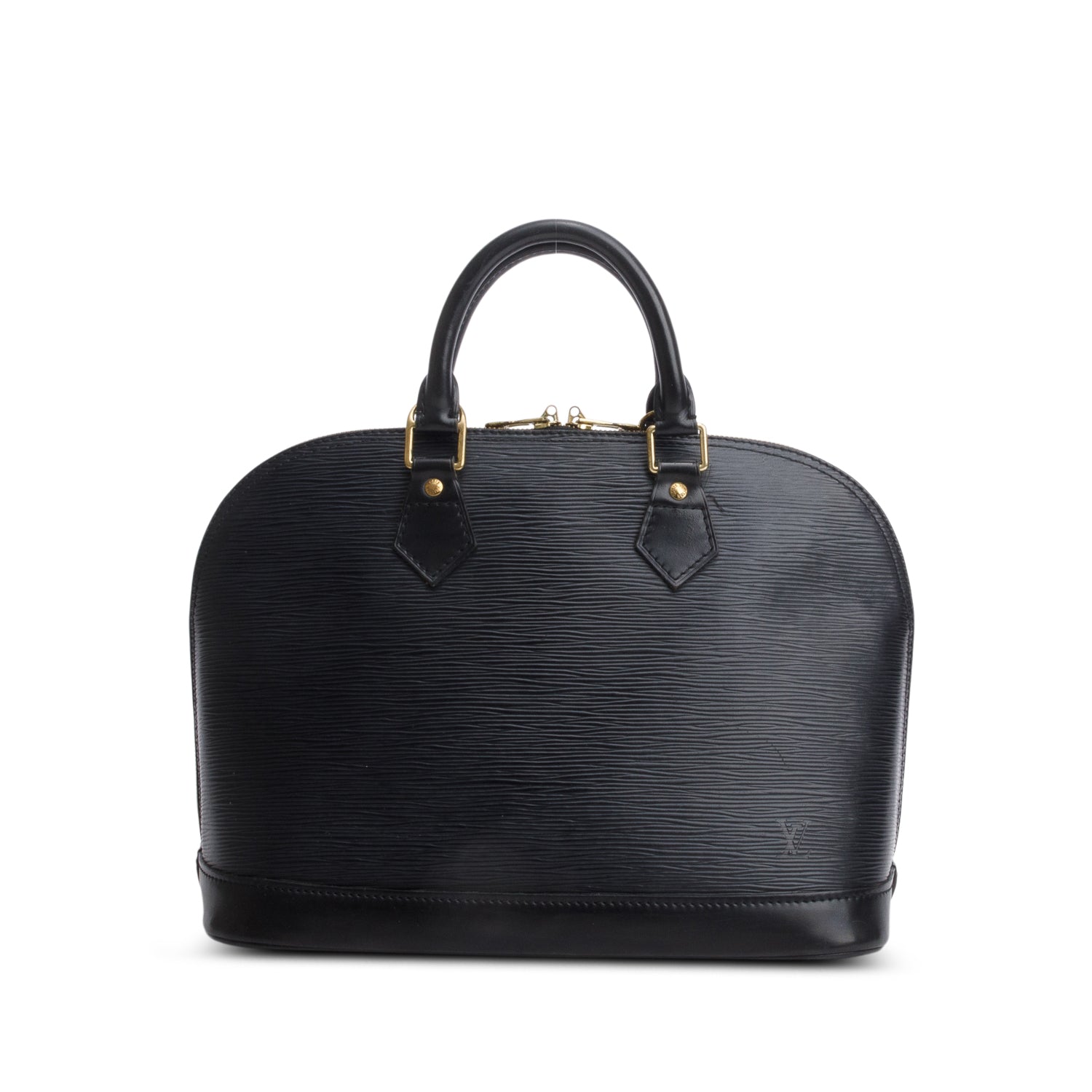 Louis Vuitton Vintage Black Epi Leather Alma PM