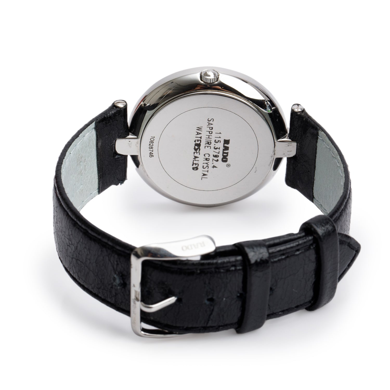 Rado Stainless Steel 35 MM Florence Classic Quartz Watch Black Dial