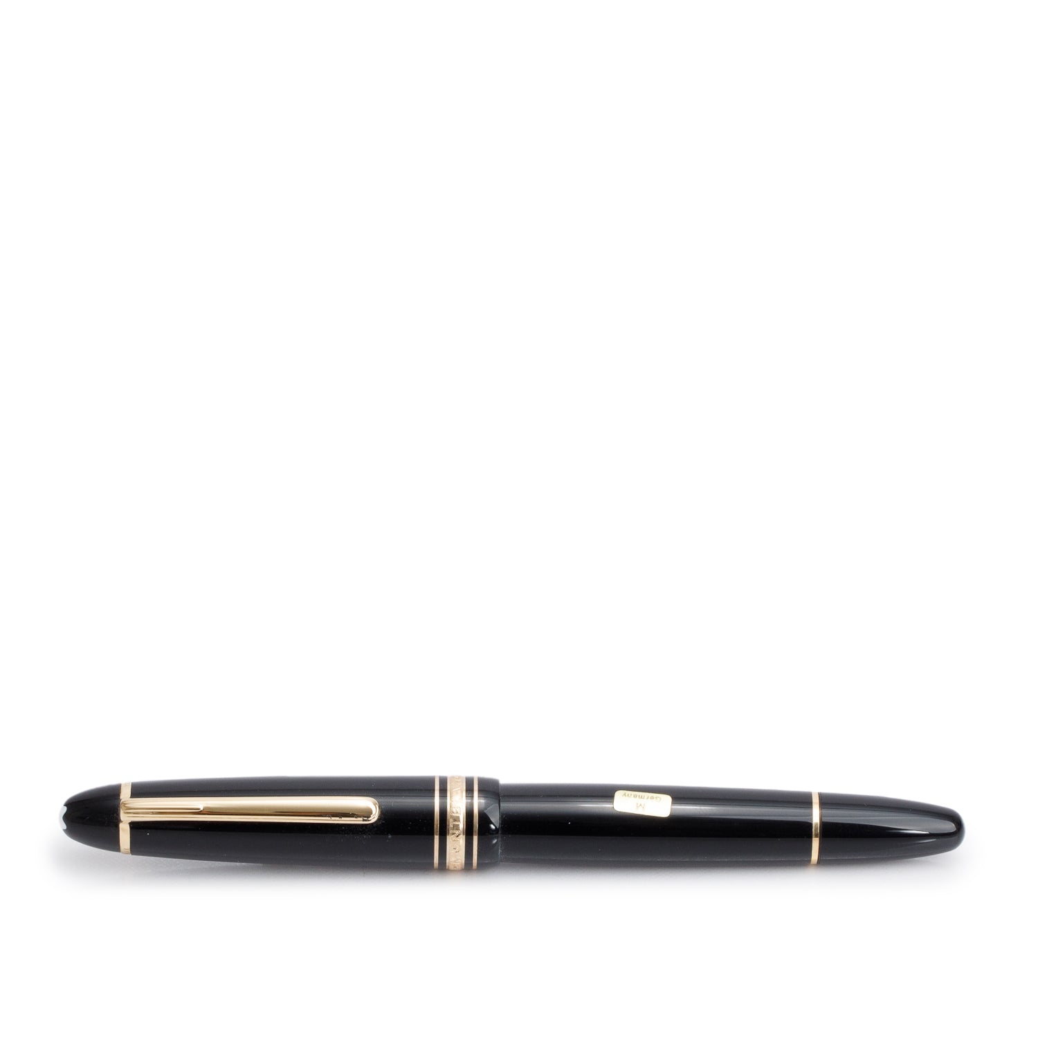 Montblanc Gold-Coated Black Resin Meisterstuck Legrand Fountain Pen