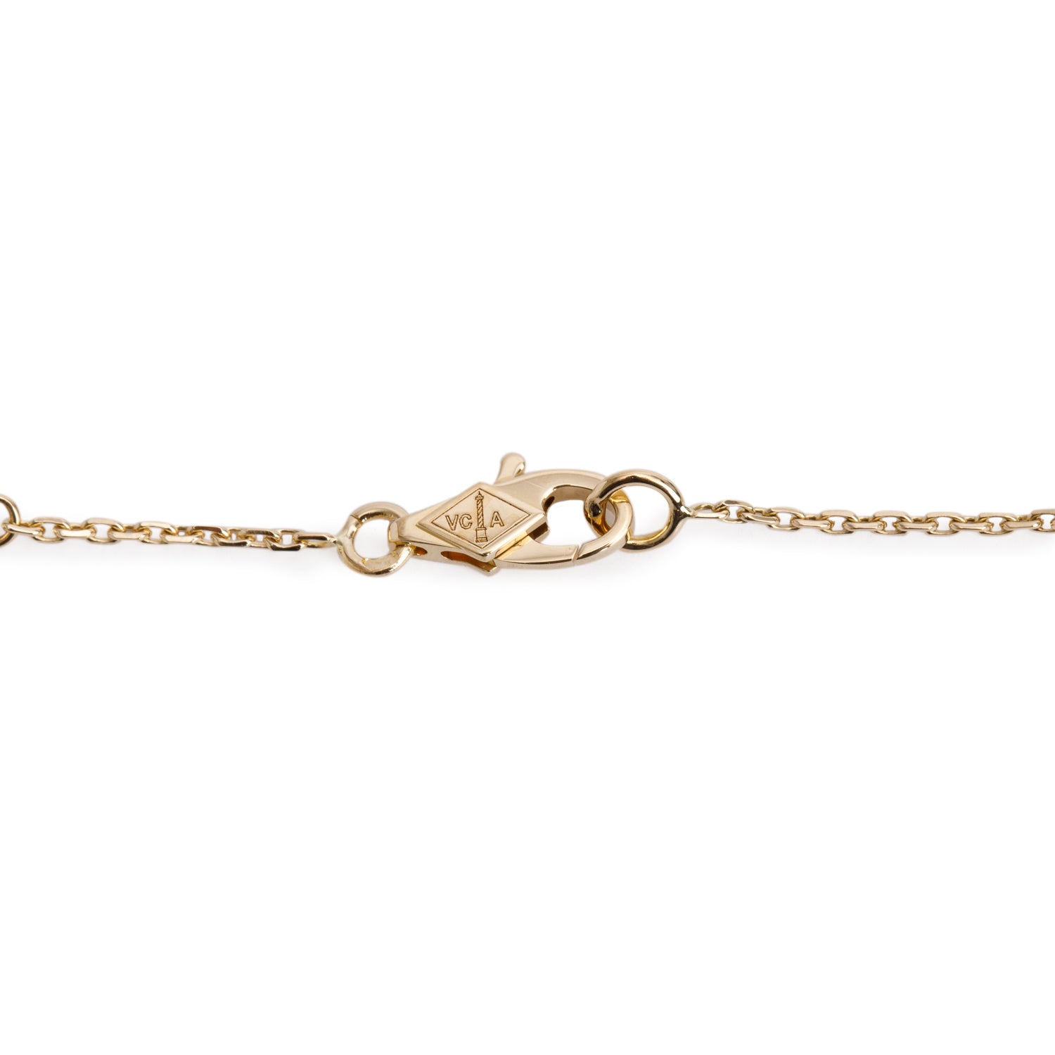 Van Cleef & Arpels 2021 18kYellow Gold Pave Diamond Frivole Pendant Necklace, Mini Model w/ Box & Certificate