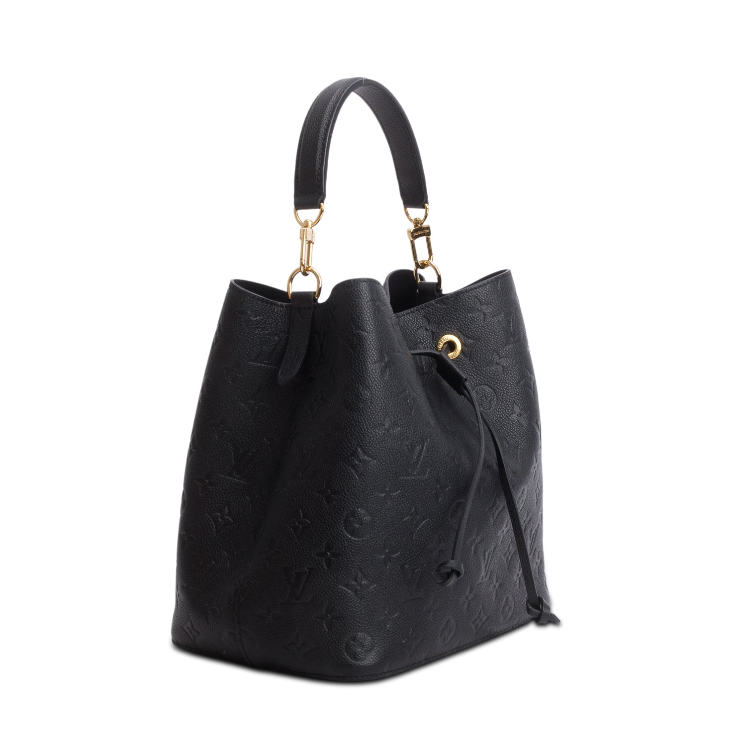 Louis Vuitton Black Monogram Empreinte Neonoe MM w/ Box & Straps