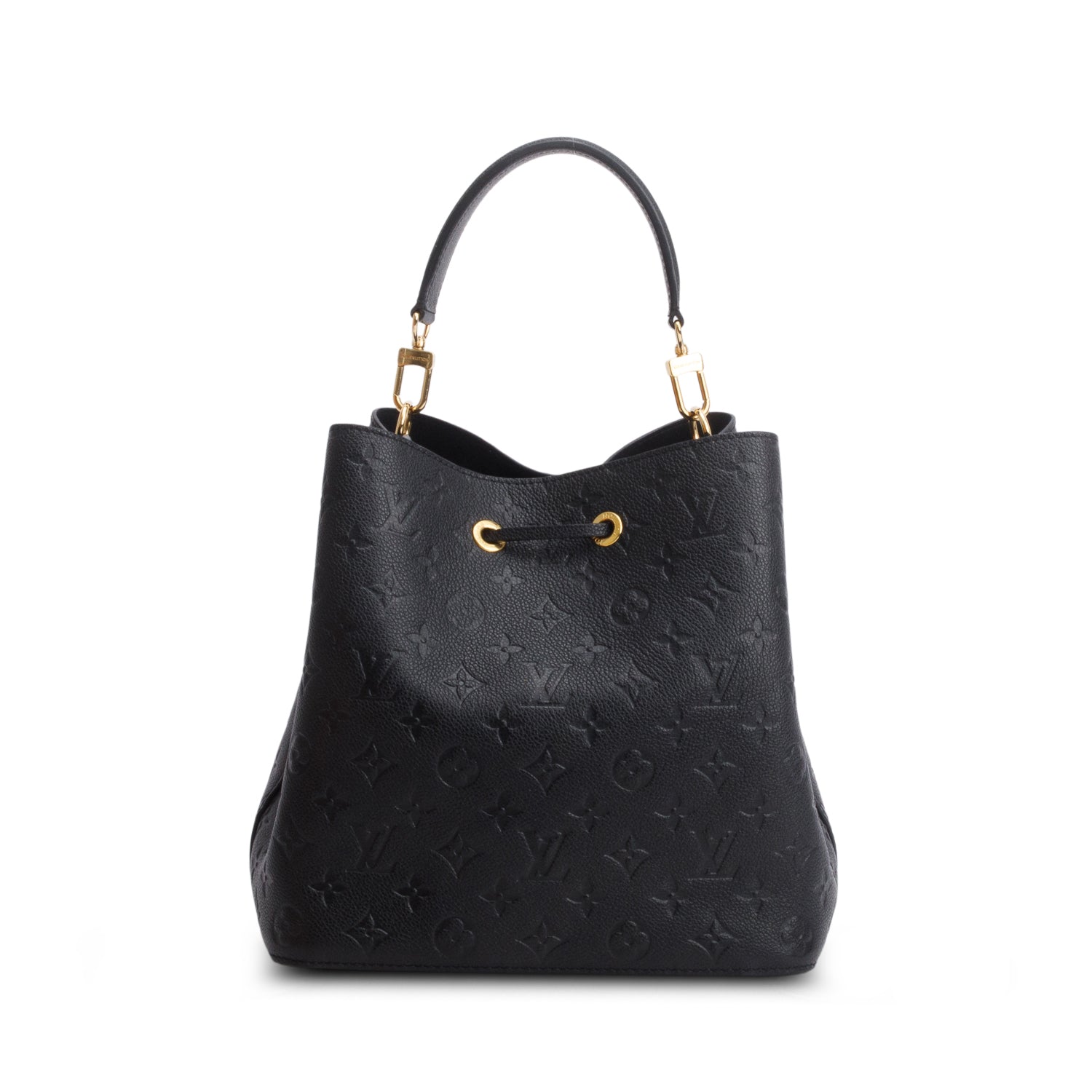 Louis Vuitton Black Monogram Empreinte Neonoe MM w/ Box & Straps