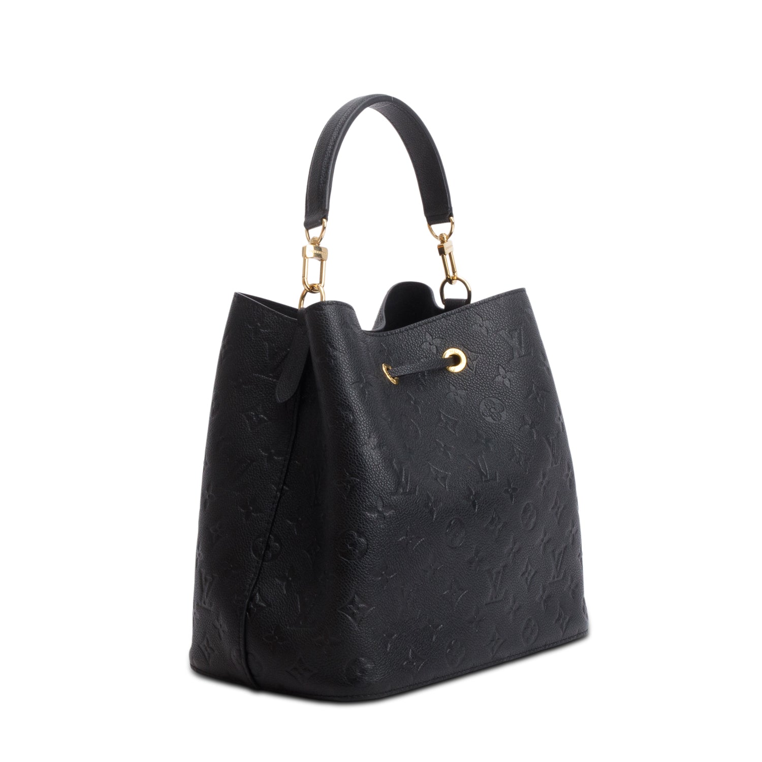 Louis Vuitton Black Monogram Empreinte Neonoe MM w/ Box & Straps