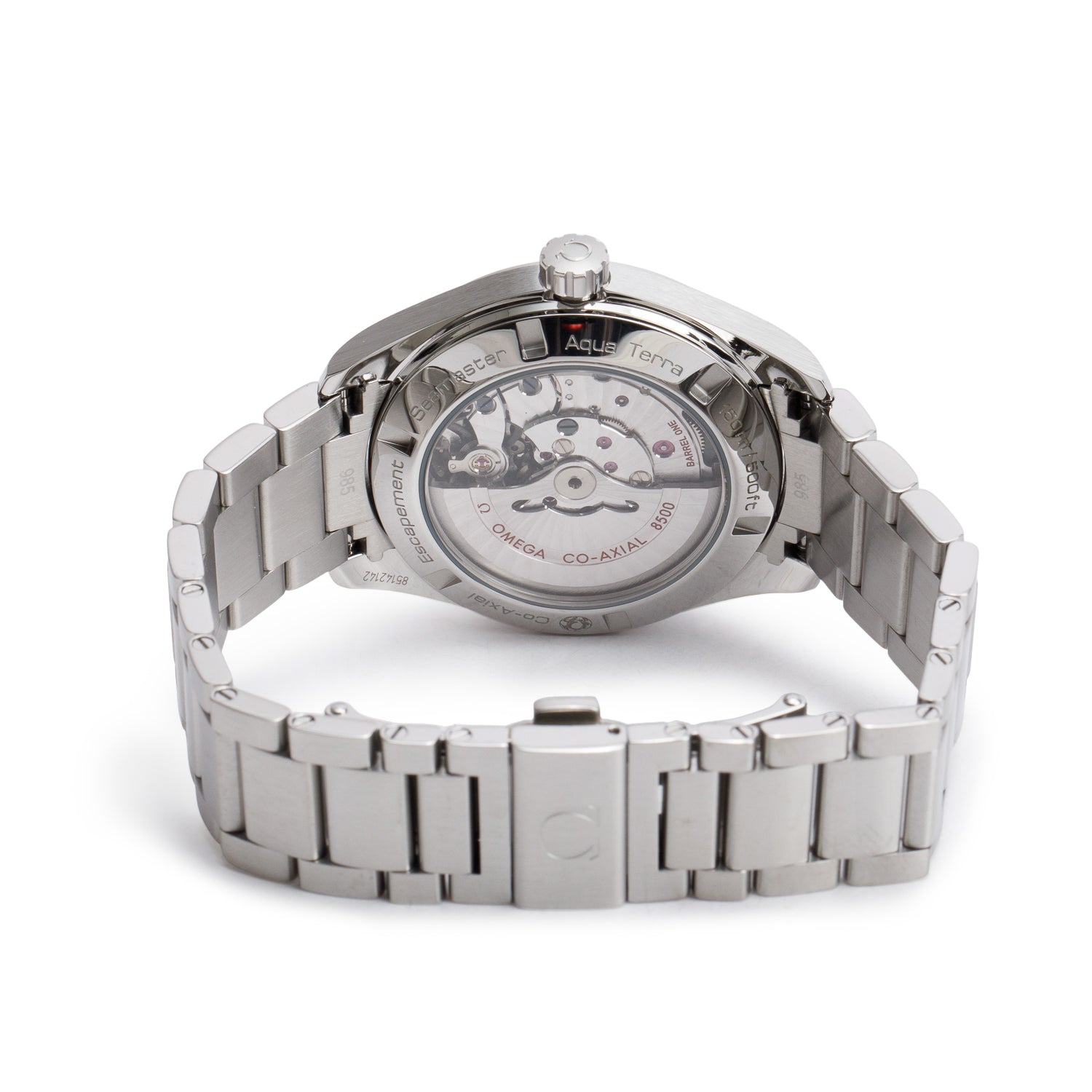 Omega Stainless Steel Seamaster Aqua Terra 150M 41.5 MM Automatic Watch Silver Dial w/ Box & Papers